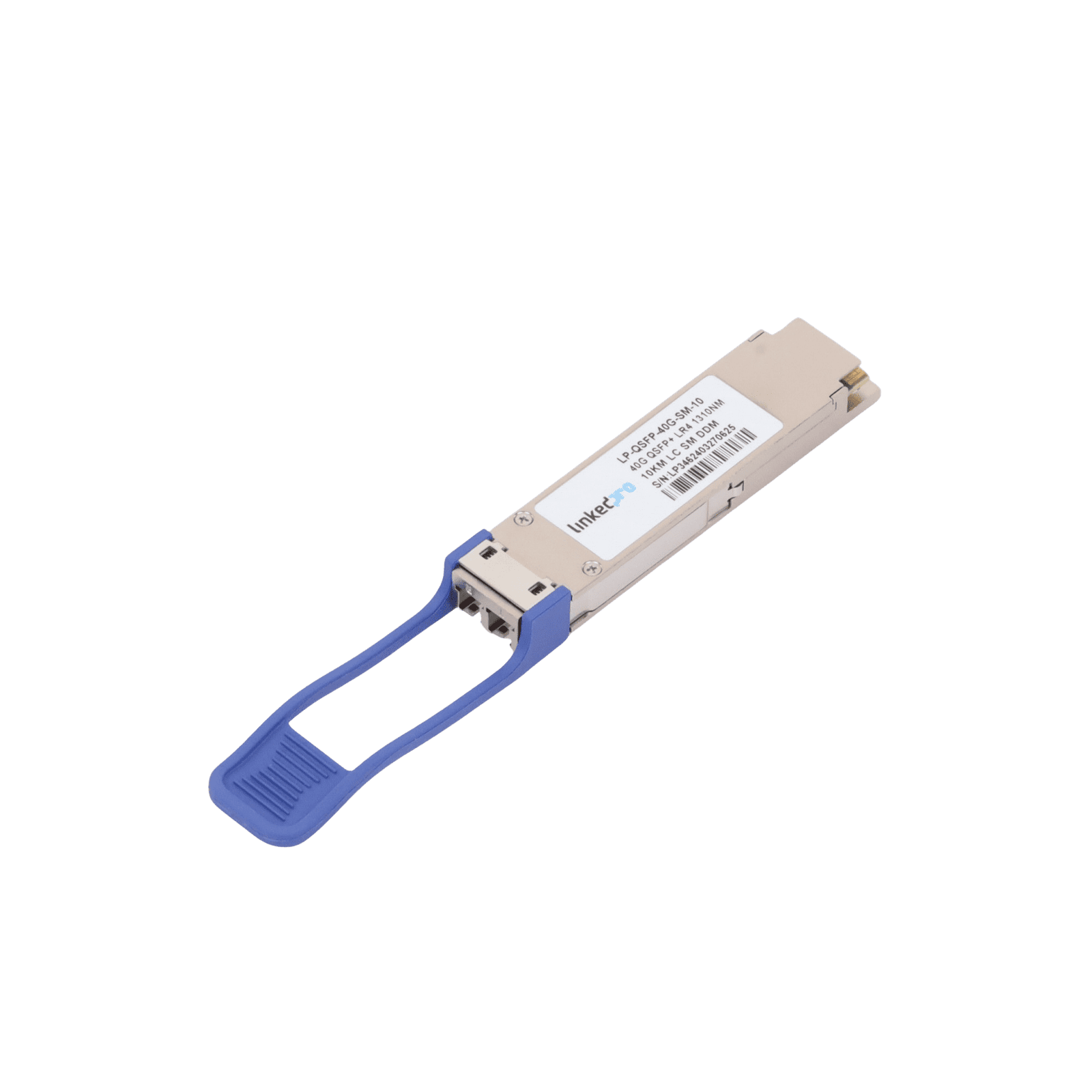 Transceptor QSFP+ (Mini-Gbic) para fibra Monomodo, 40 Gbps de velocidad, Conectores LC, Dúplex, Hasta 10 km de Distancia. LP-QSFP-40G-SM-10 213582 - LINKEDPRO BY EPCOM