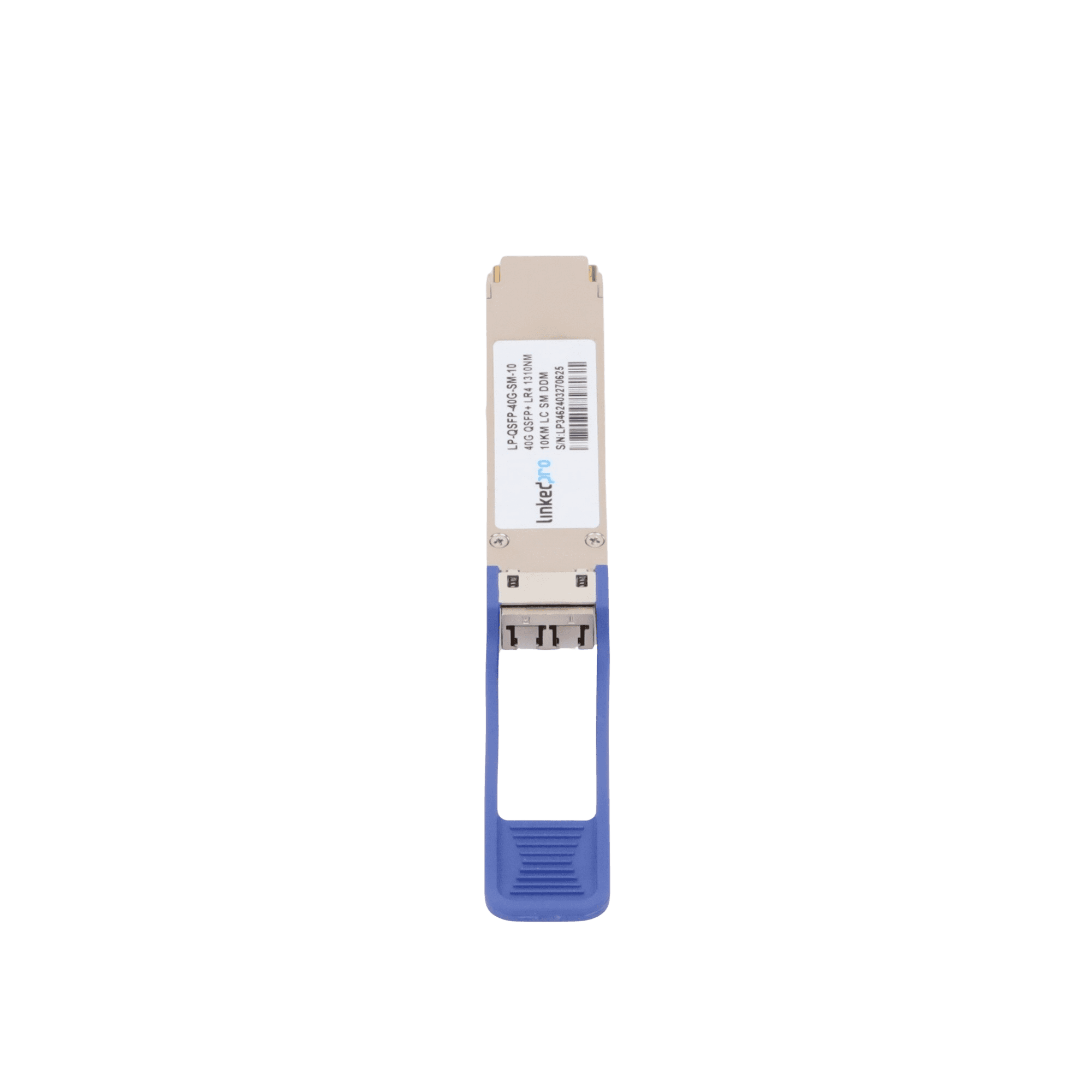Transceptor QSFP+ (Mini-Gbic) para fibra Monomodo, 40 Gbps de velocidad, Conectores LC, Dúplex, Hasta 10 km de Distancia. LP-QSFP-40G-SM-10 213582 - LINKEDPRO BY EPCOM