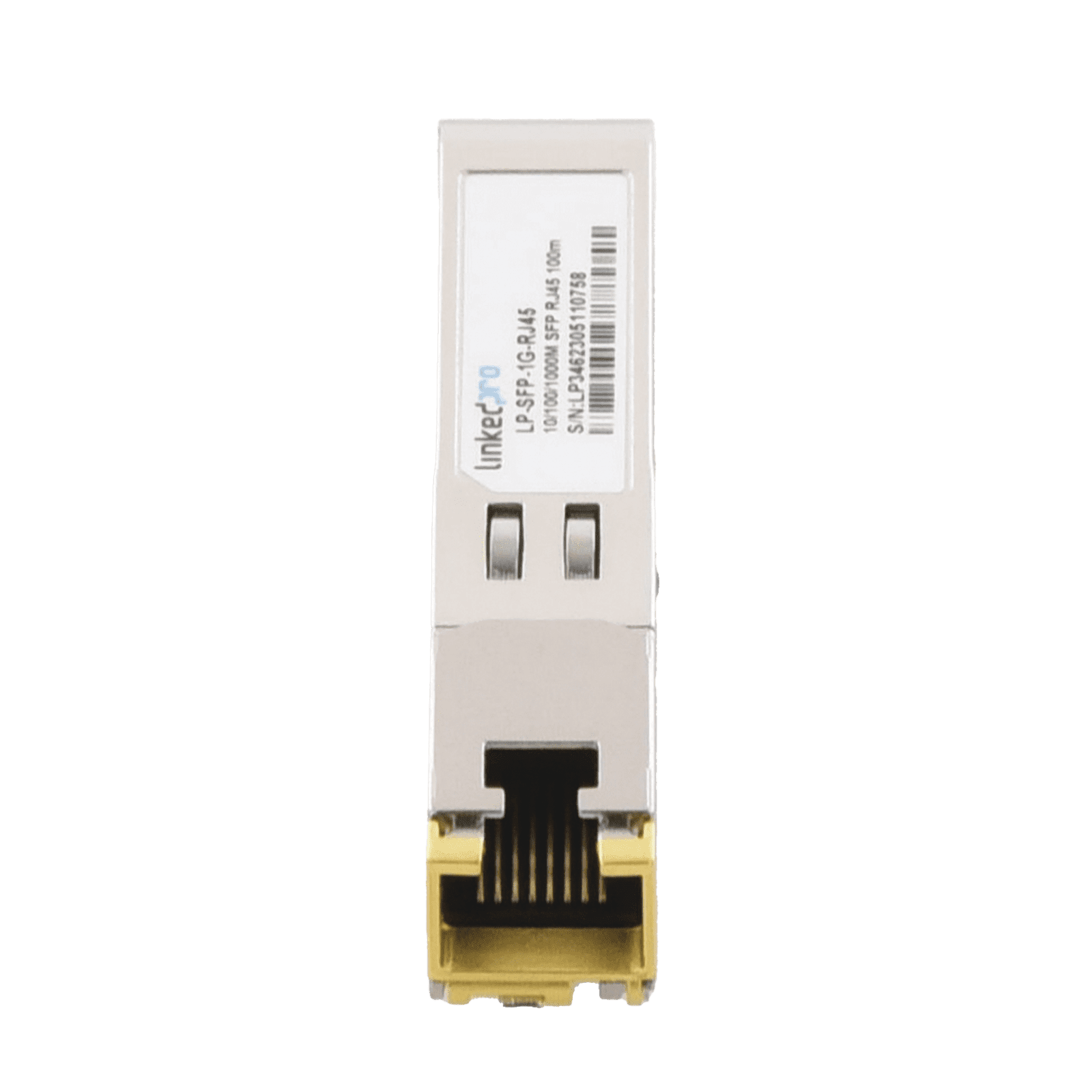 Transceptor SFP a RJ45 / Auto negociación 10/100/1000 Mbps / Conector RJ45 / Distancia de hasta 100 m. LP-SFP-1G-RJ45 218198 - LINKEDPRO BY EPCOM