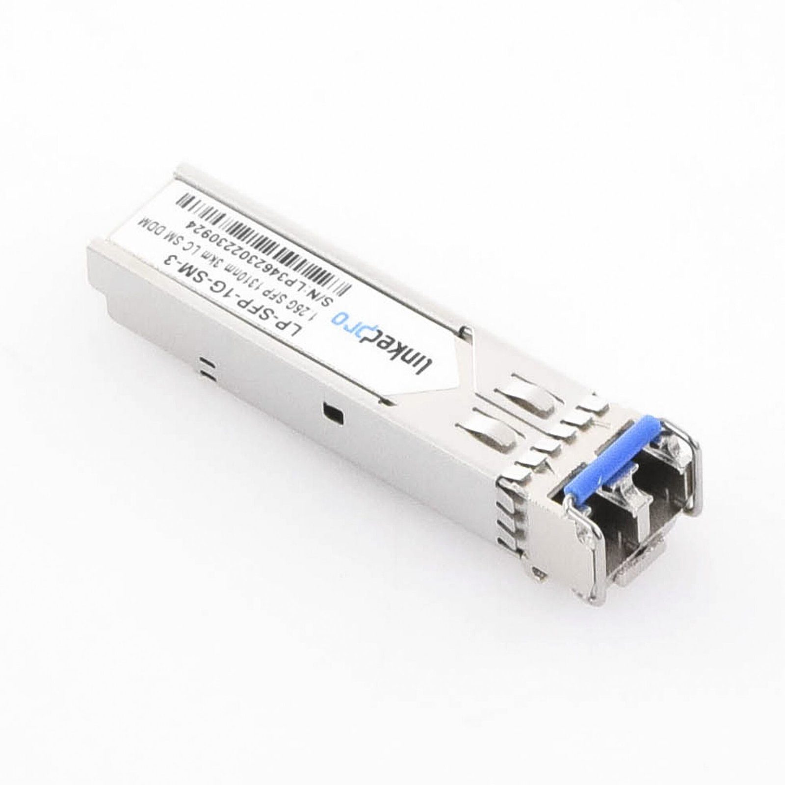 Transceptor SFP (Mini-Gbic) para fibra Monomodo, 1.25 Gbps de velocidad, Conectores LC, Dúplex, Hasta 3 km de Distancia. LP-SFP-1G-SM-3 215101 - LINKEDPRO BY EPCOM