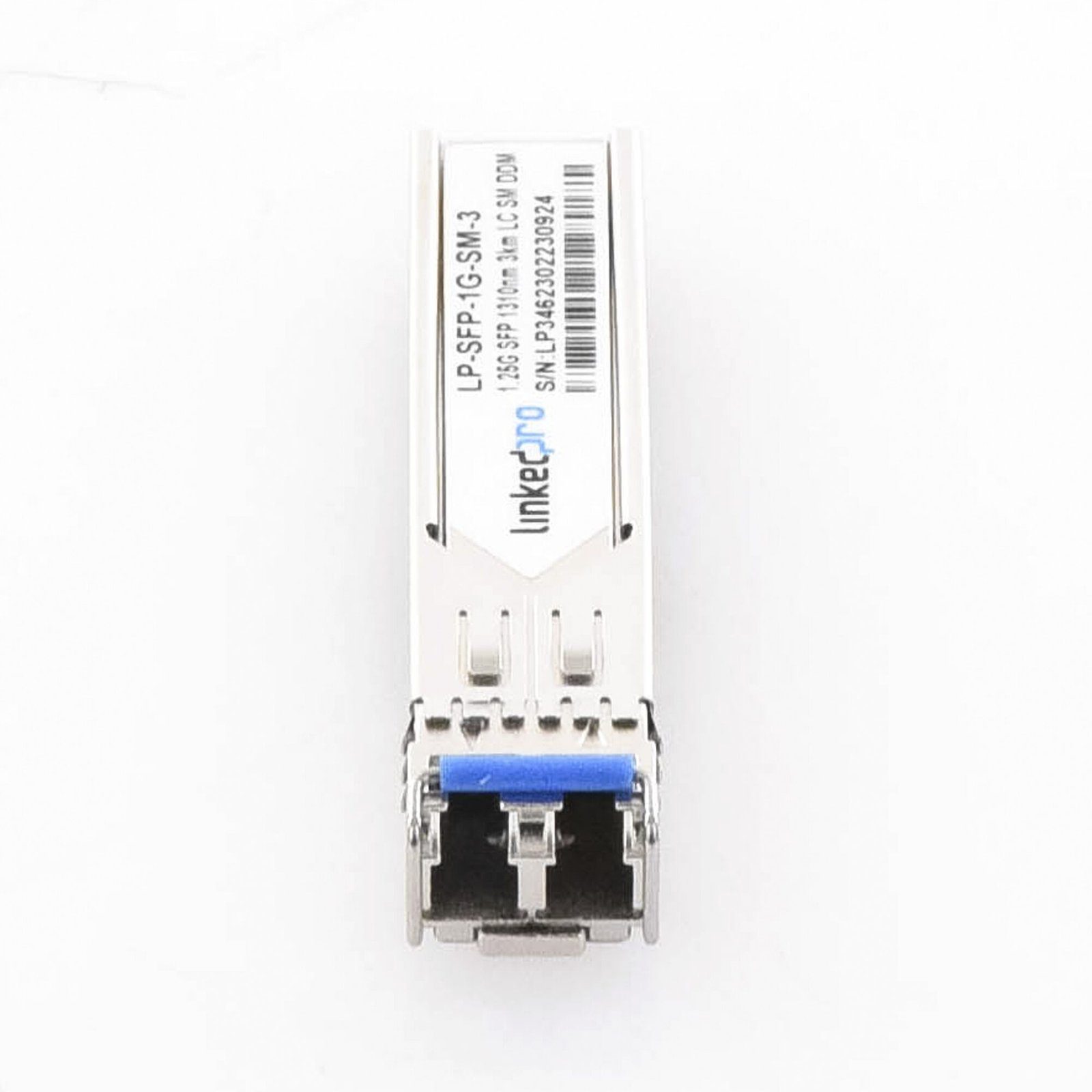 Transceptor SFP (Mini-Gbic) para fibra Monomodo, 1.25 Gbps de velocidad, Conectores LC, Dúplex, Hasta 3 km de Distancia. LP-SFP-1G-SM-3 215101 - LINKEDPRO BY EPCOM