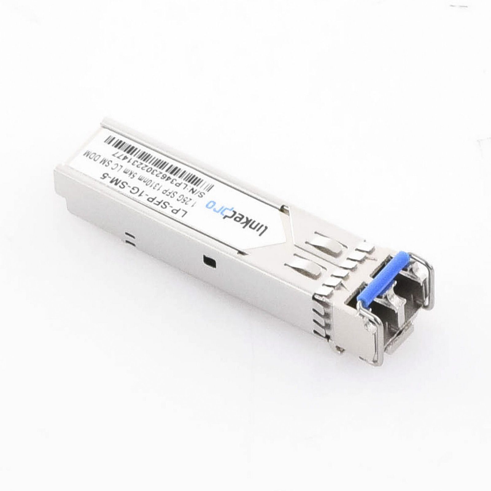 Transceptor SFP (Mini-Gbic) para fibra Monomodo, 1.25 Gbps de velocidad, Conectores LC, Dúplex, Hasta 5 km de Distancia. LP-SFP-1G-SM-5 215102 - LINKEDPRO BY EPCOM
