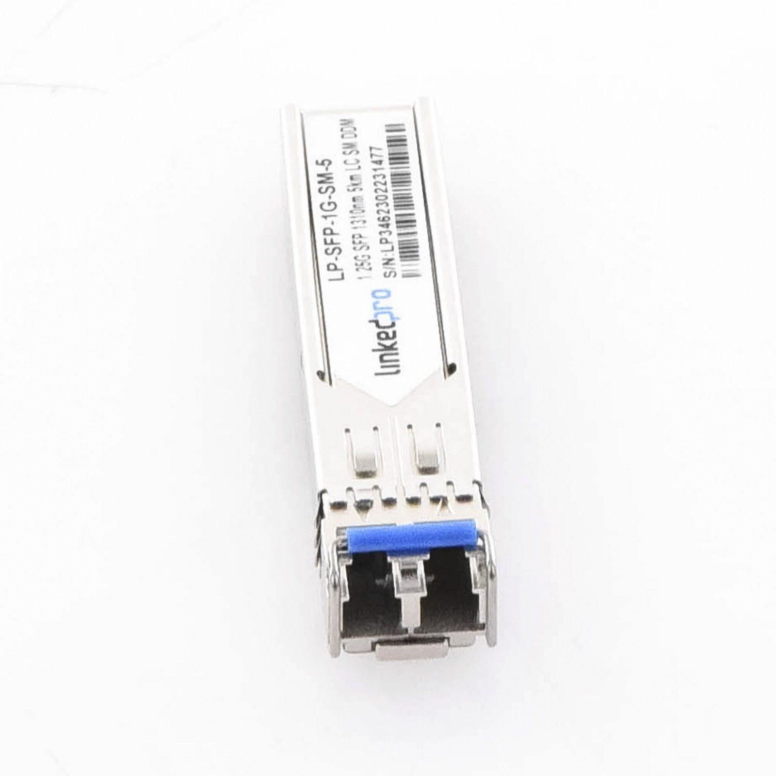 Transceptor SFP (Mini-Gbic) para fibra Monomodo, 1.25 Gbps de velocidad, Conectores LC, Dúplex, Hasta 5 km de Distancia. LP-SFP-1G-SM-5 215102 - LINKEDPRO BY EPCOM