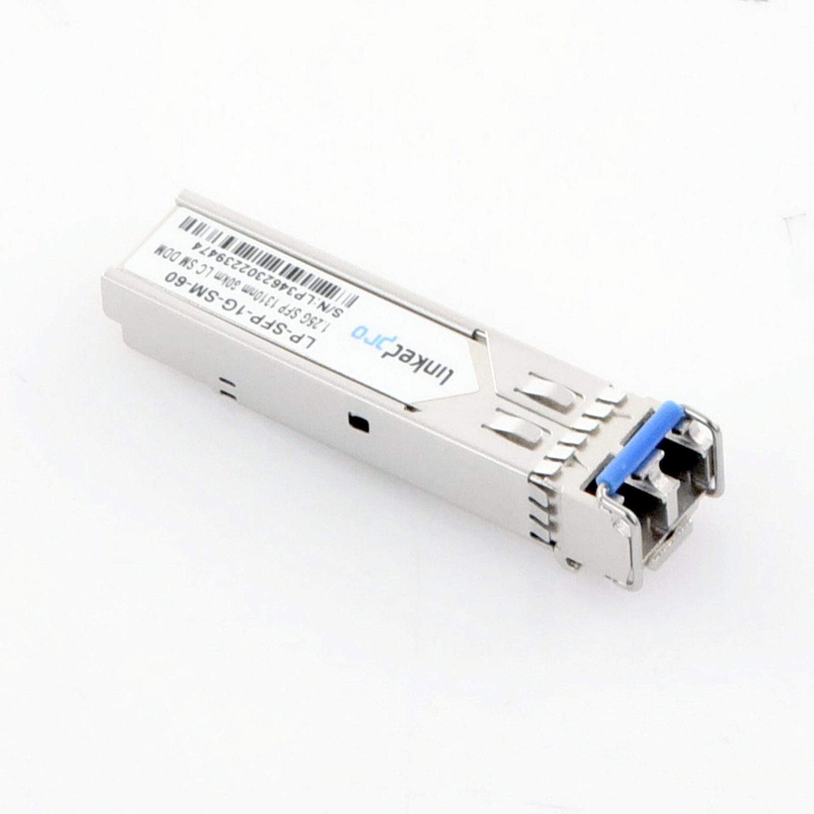 Transceptor SFP (Mini-Gbic) para fibra Monomodo, 1.25 Gbps de velocidad, Conectores LC, Dúplex, Hasta 60 km de Distancia. LP-SFP-1G-SM-60 215282 - LINKEDPRO BY EPCOM