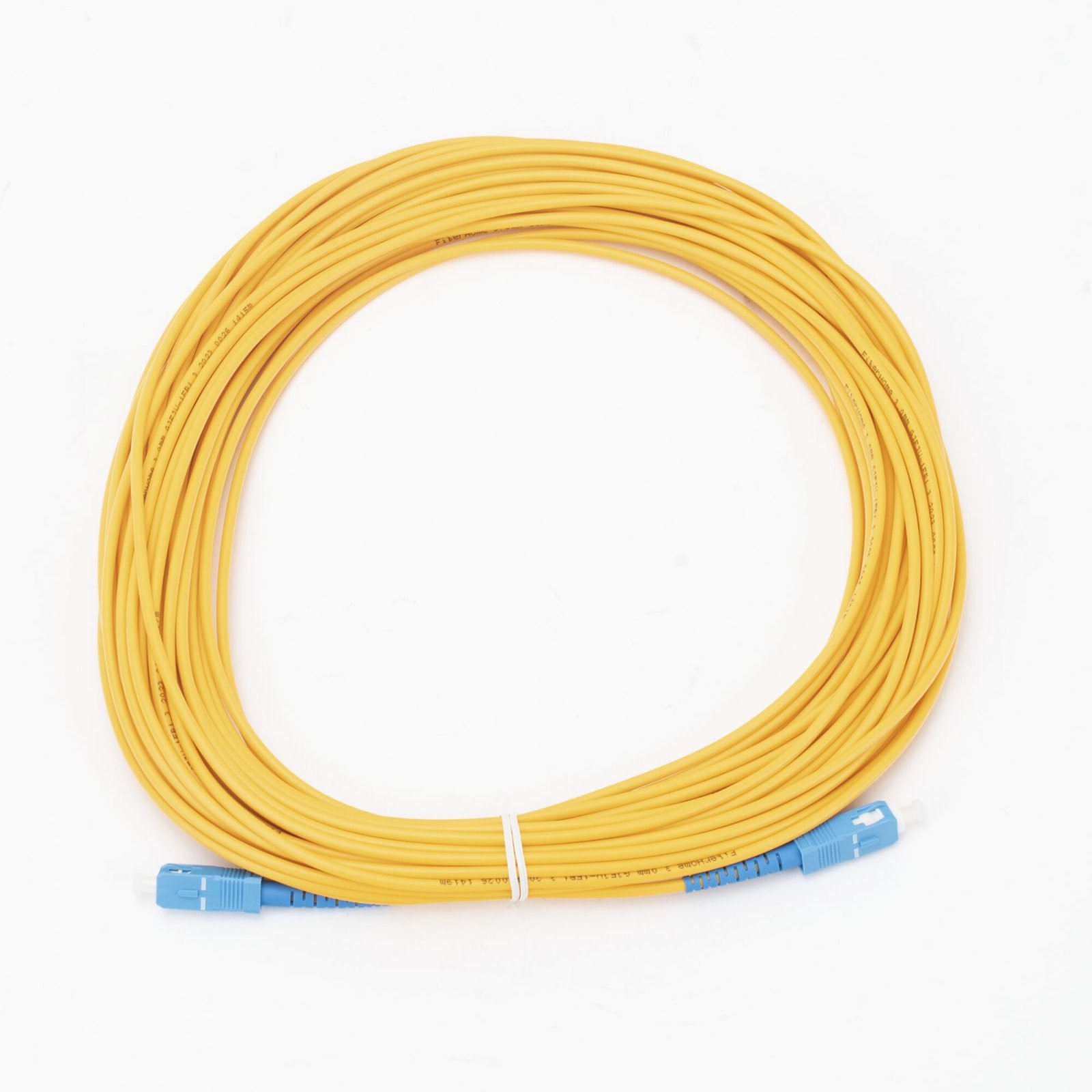 Jumper de Fibra Óptica Monomodo SC/UPC-SC/UPC Simplex de 20 metros, 3mm LPSM3SCUSCUS20 - LINKEDPRO BY EPCOM