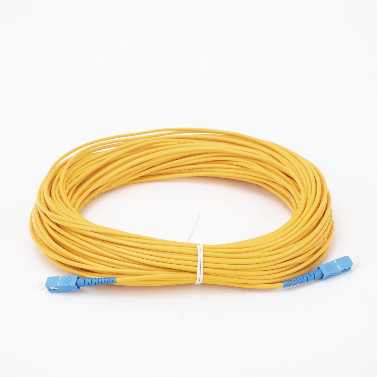 Jumper de Fibra Óptica Monomodo SC/UPC-SC/UPC Simplex de 40 metros, 3mm LPSM3SCUSCUS40 - LINKEDPRO BY EPCOM