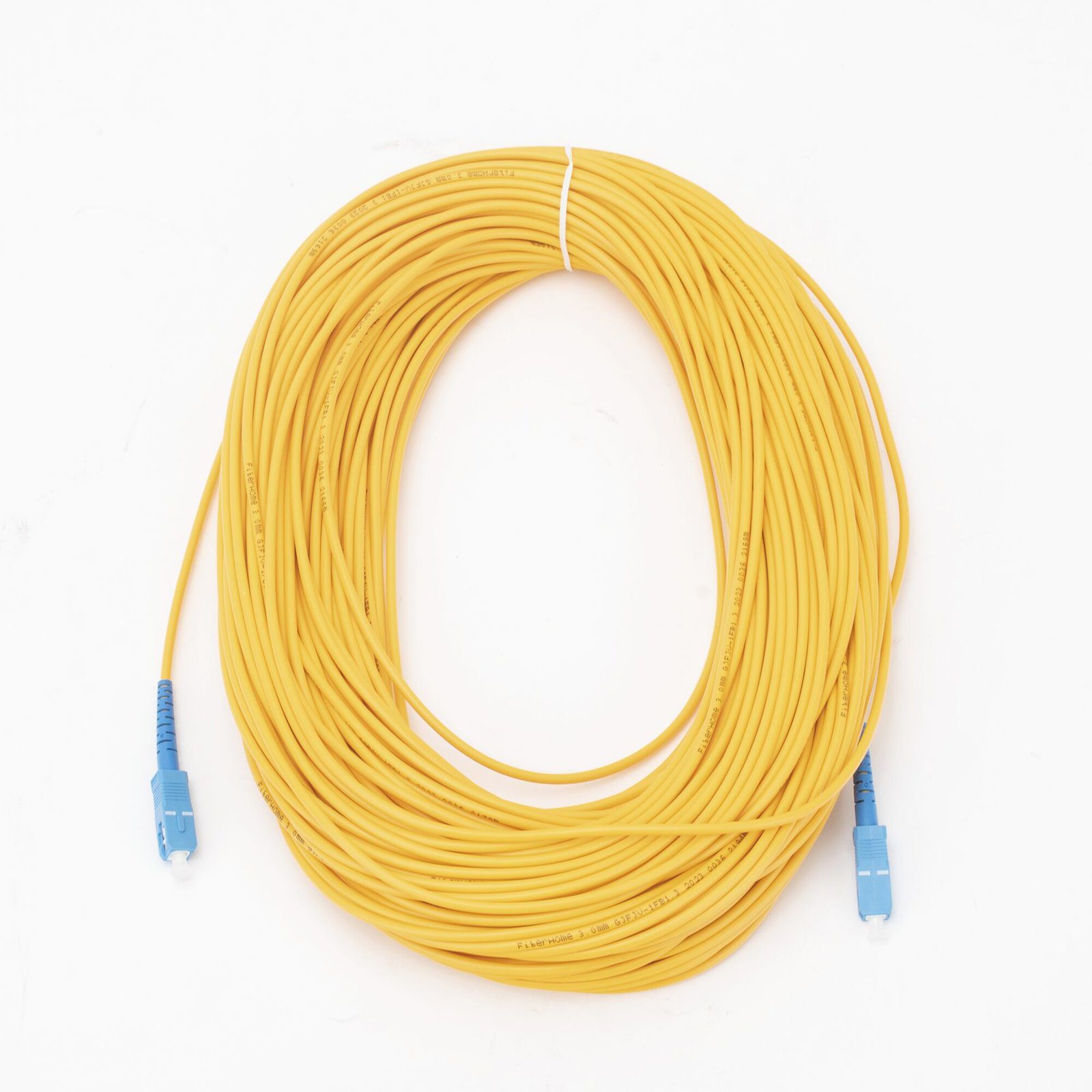 Jumper de Fibra Óptica Monomodo SC/UPC-SC/UPC Simplex de 60 metros, 3mm LPSM3SCUSCUS60 - LINKEDPRO BY EPCOM