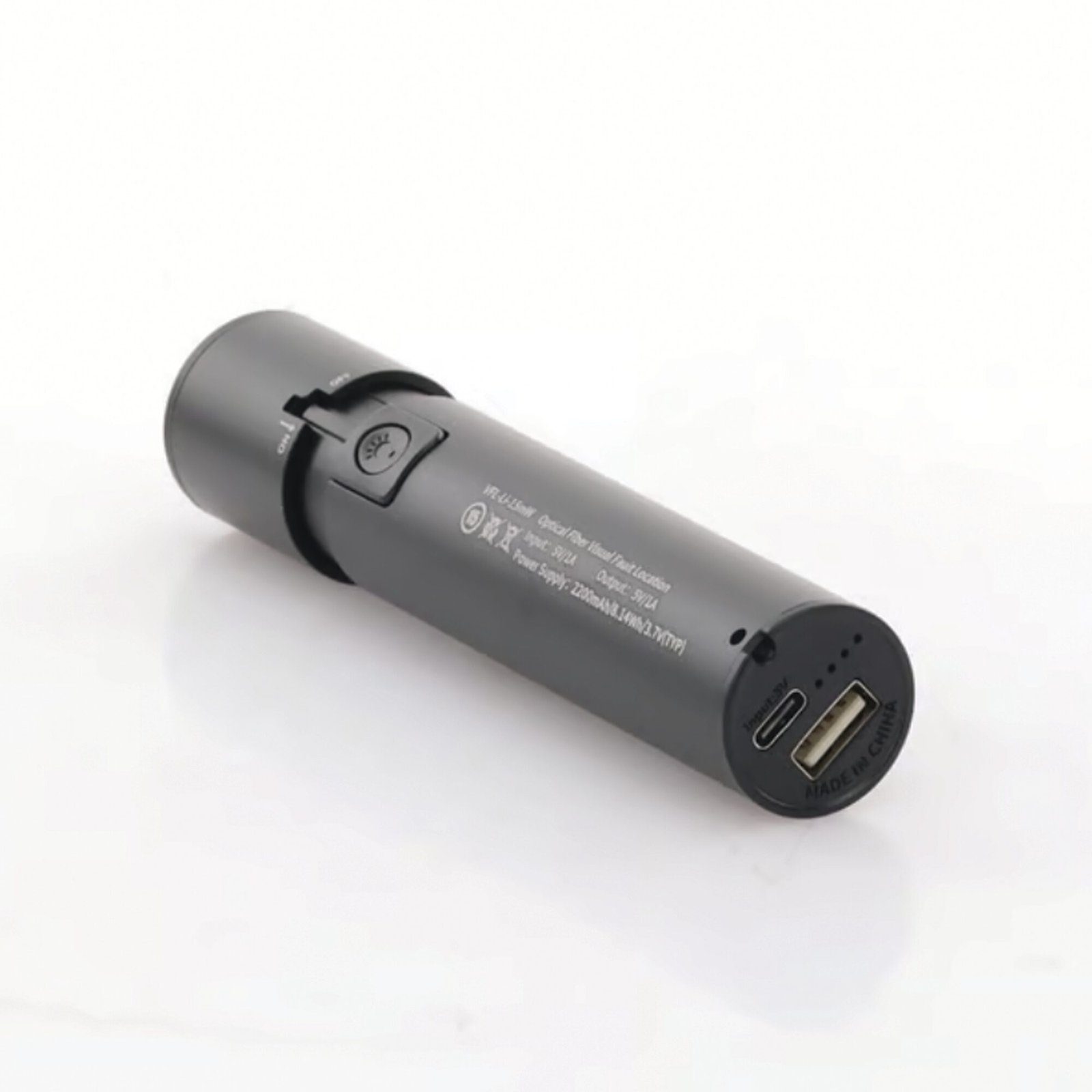 Localizador Visual de Fallos (VFL) / Para conectores SC, FC, ST / Hasta 8-10 km de Distancia / Recargable por puerto USB LP-VFL-15W - LINKEDPRO BY EPCOM