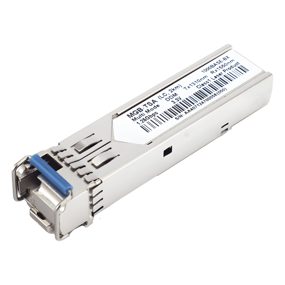 Módulo mini-GBIC SFP-Port 1000BASE-BX (WDM, TX:1310nm) - 2 km (-40~85 grados C) MGB-TSA
