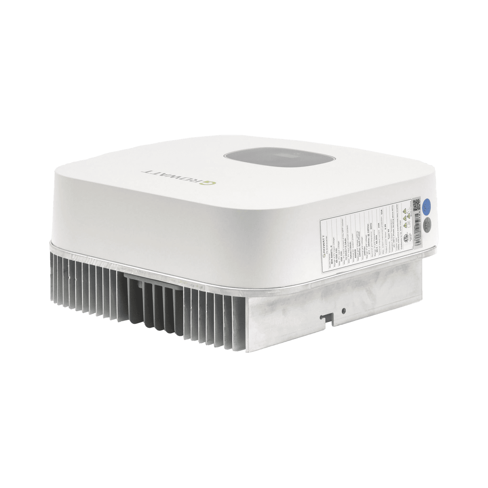 Inversor para Interconexión a CFE de 5 kW con Salida de 220 Vca, Módulo Wifi Incluido MIN5000TLX2 - GROWATT