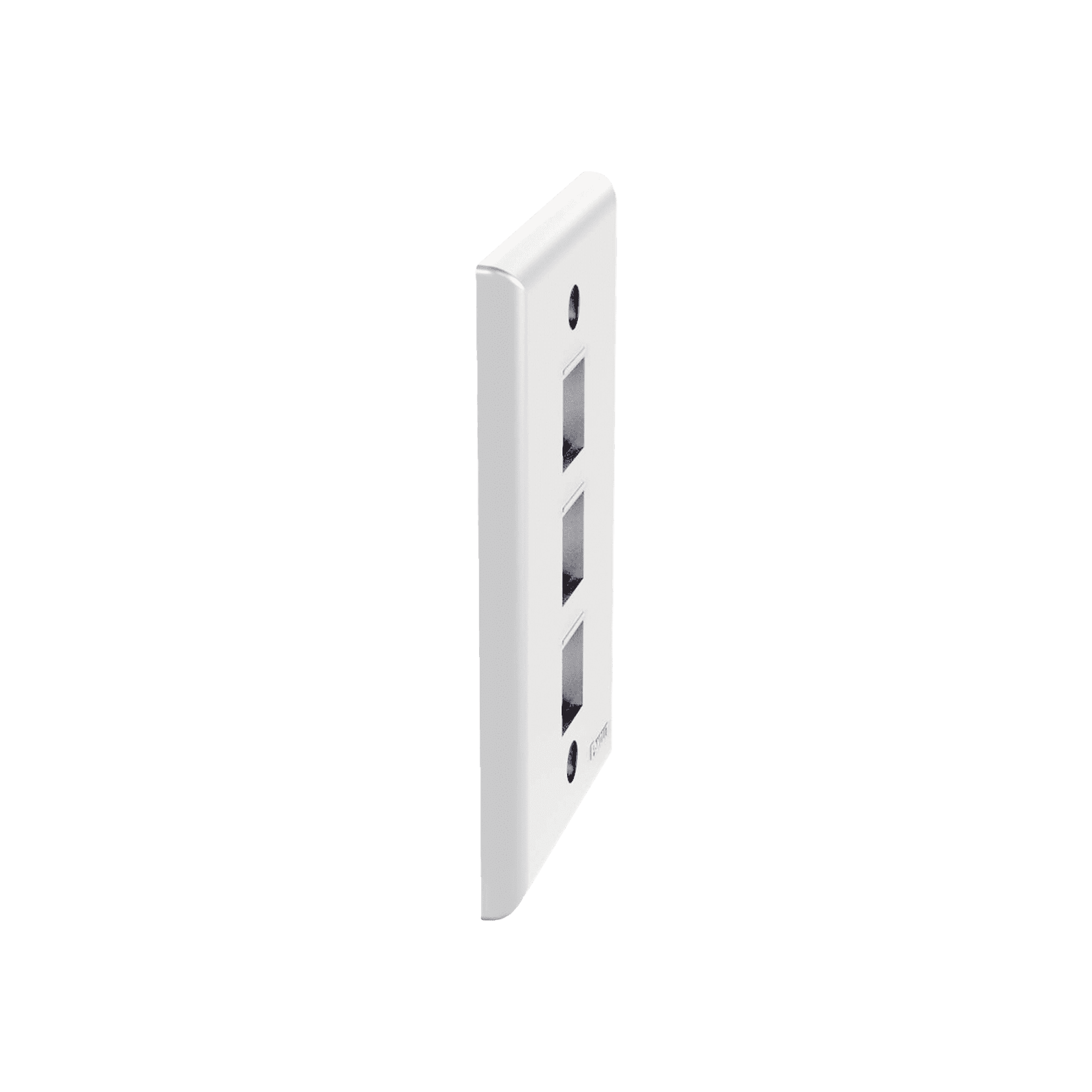 Placa de Pared Vertical, Salida Para 3 Puertos Keystone, Color Blanco NK3FNWH - PANDUIT