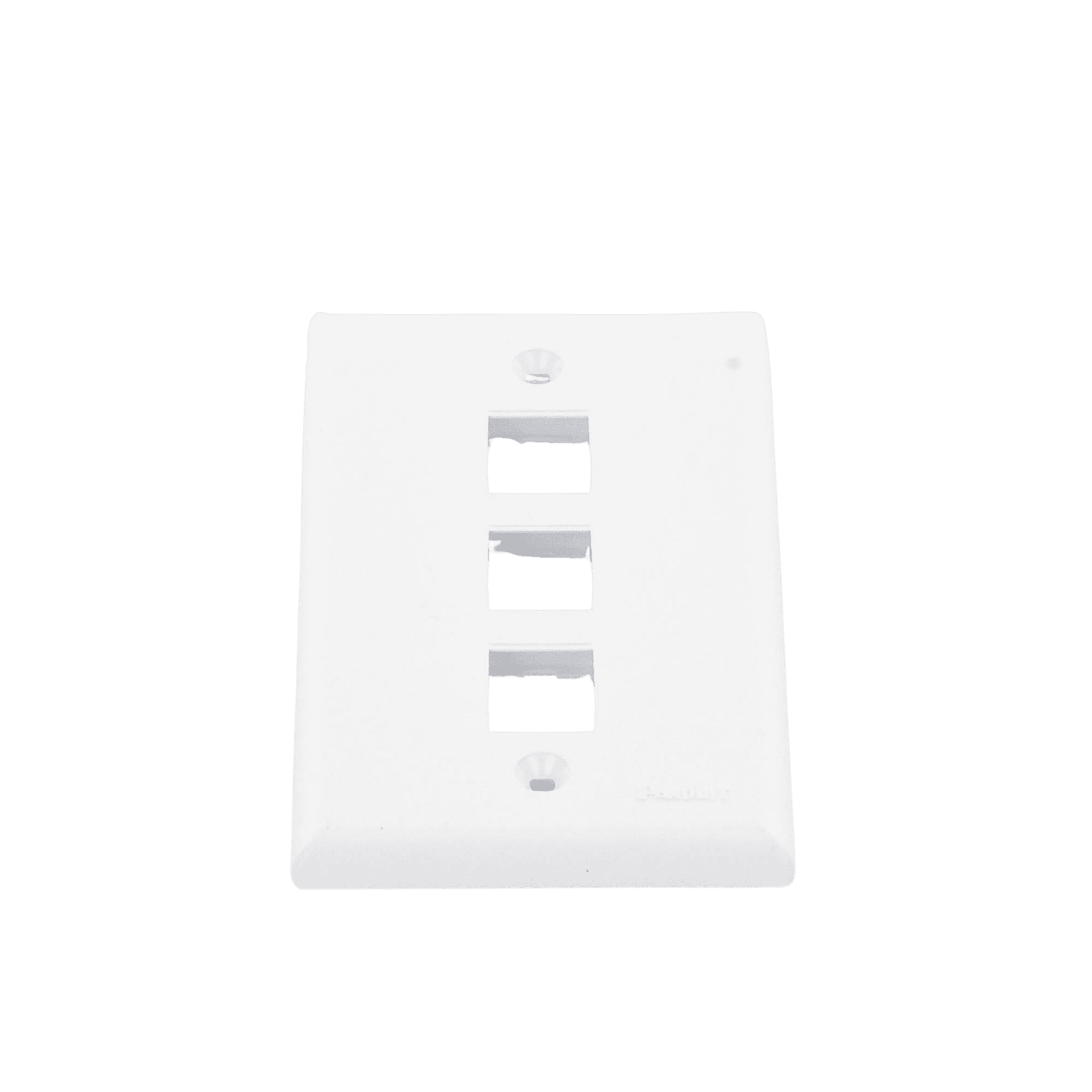 Placa de Pared Vertical, Salida Para 3 Puertos Keystone, Color Blanco NK3FNWH - PANDUIT