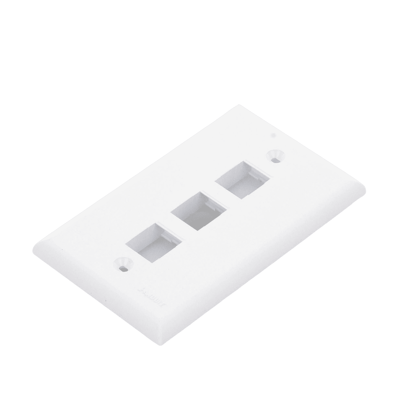 Placa de Pared Vertical, Salida Para 3 Puertos Keystone, Color Blanco NK3FNWH - PANDUIT