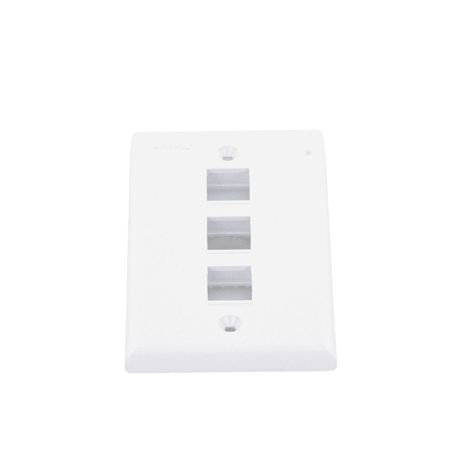 Placa de Pared Vertical, Salida Para 3 Puertos Keystone, Color Blanco NK3FNWH - PANDUIT