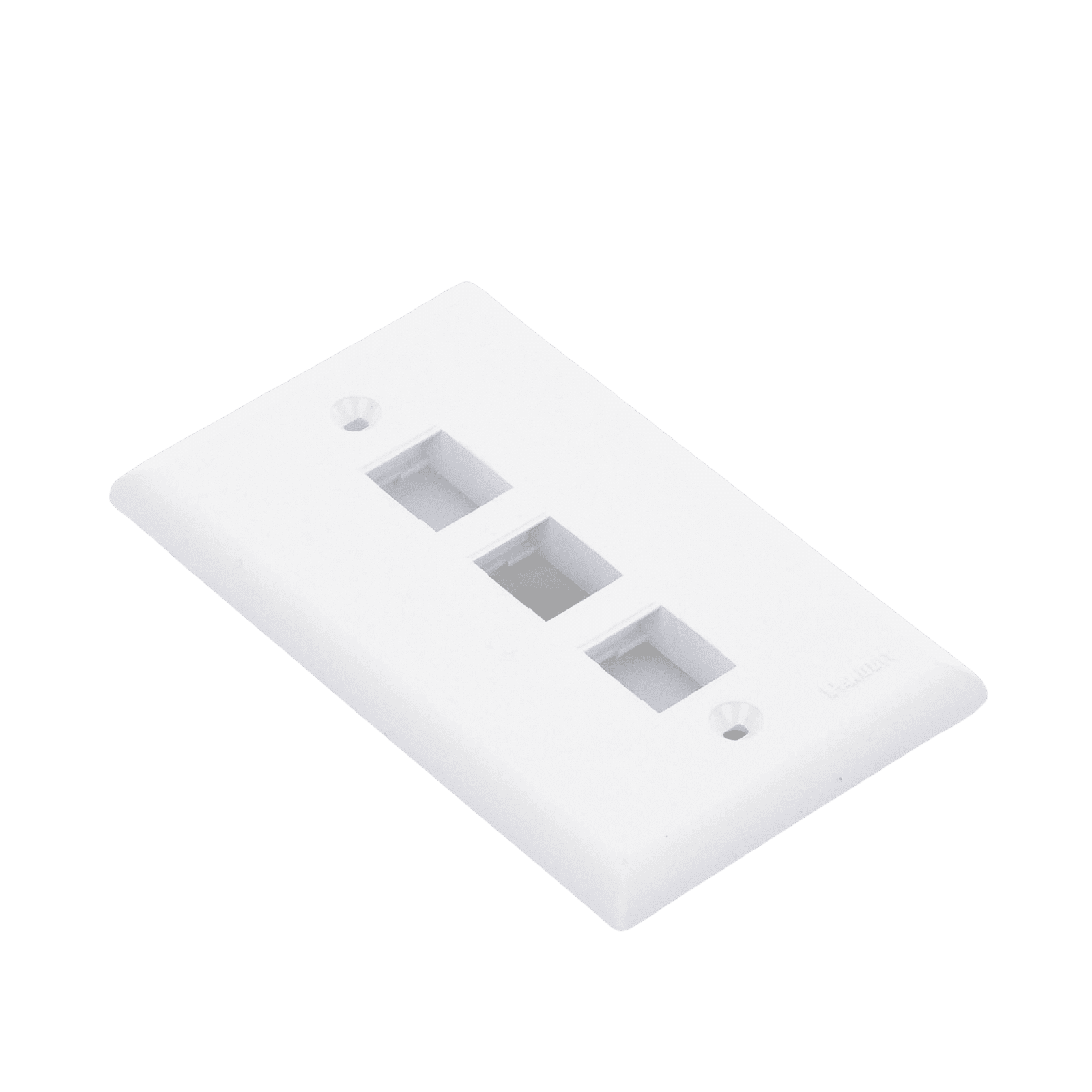 Placa de Pared Vertical, Salida Para 3 Puertos Keystone, Color Blanco NK3FNWH - PANDUIT