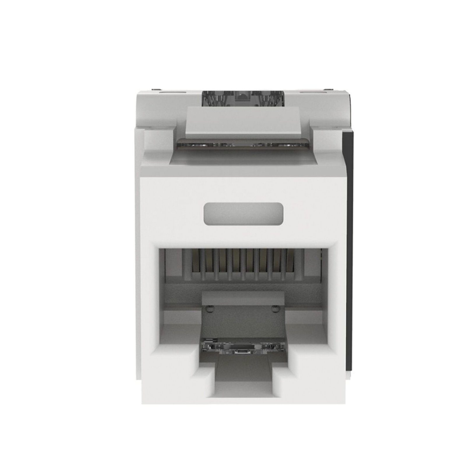 Conector Jack Estilo 110 (de Impacto), Tipo Keystone, Categoría 6A, de 8 posiciones y 8 cables, Color Blanco NK6X88MWH - PANDUIT