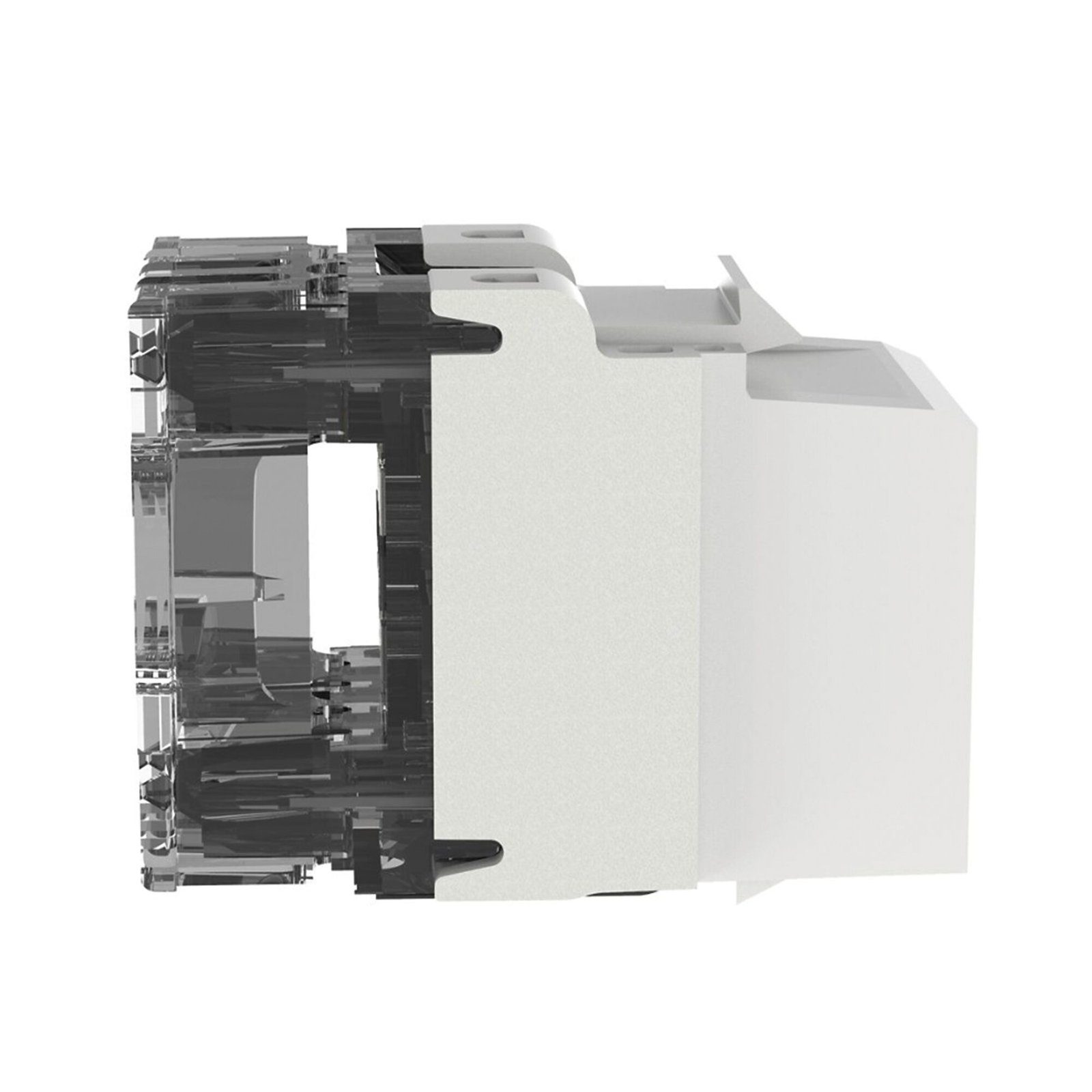 Conector Jack Estilo 110 (de Impacto), Tipo Keystone, Categoría 6A, de 8 posiciones y 8 cables, Color Blanco NK6X88MWH - PANDUIT