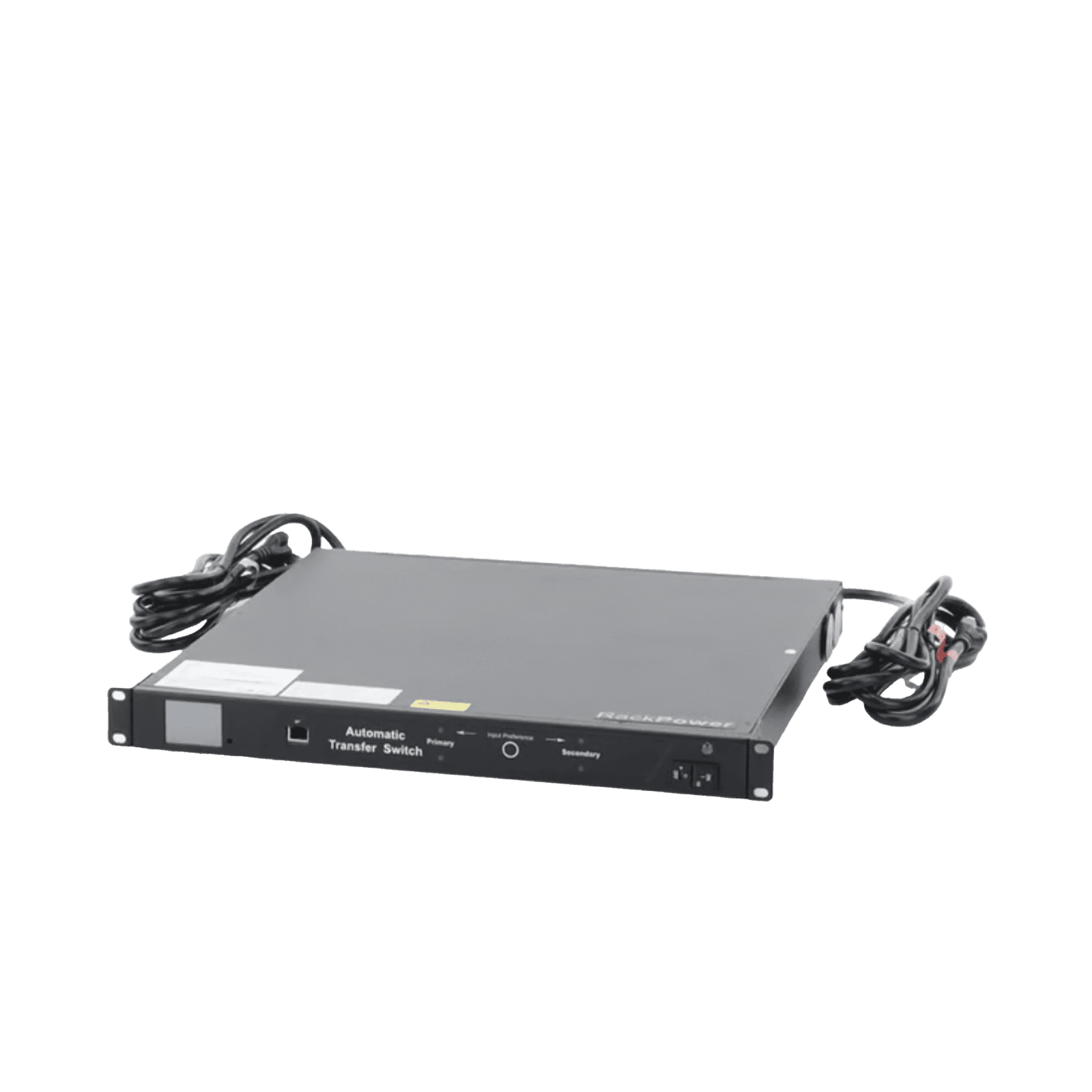 PDU Monitoreable de Transferencia Automática ATS (Fuente Redundante), Con 10 Salidas 5-15R, Enchufes de Entrada L5-15P, Instalación Horizontal de 19in, 1UR, 15 Amp, 120 Vca NPATS11001 - HOFFMAN
