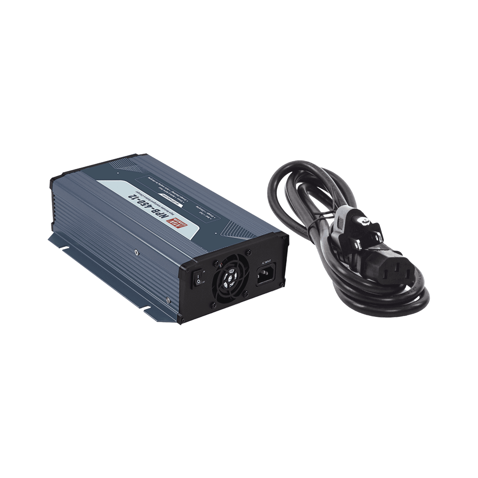 Cargador para Baterías de Plomo Ácido y Litio/ 13.5A / 24V / Bancos de 45 a 155 Ah / Con cable de alimentación NPB45024/K - MEANWELL