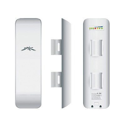 NanoStation airMAX M2 CPE,  hasta 150 Mbps, frecuencia 2 GHz (2412-2462 MHz) con antena integrada de 11 dBi NSM2 - UBIQUITI NETWORKS
