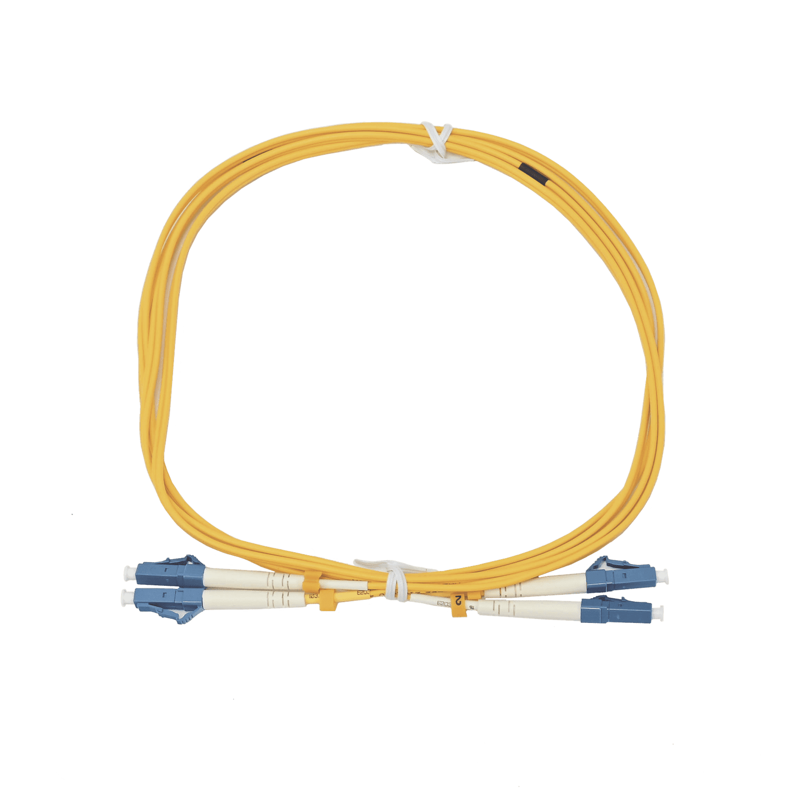 Jumper de Fibra Óptica Duplex, Monomodo, con Conectores LC/UPC-LC/UPC, 2 metros OFC-LC/PC-LC/PC-D-20-2 187506 - FIBERHOME