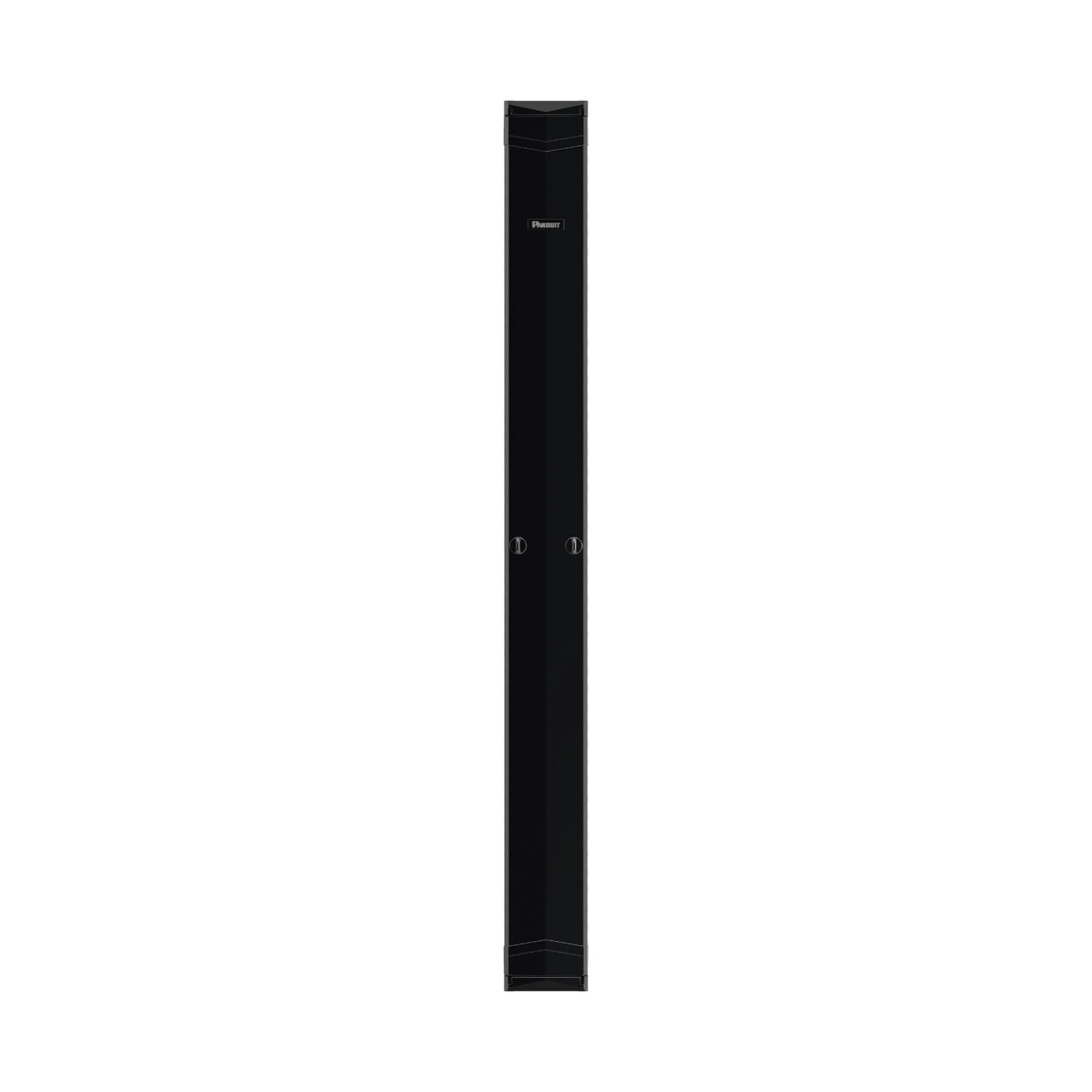 Organizador Vertical PatchRunner™ Mejorado, Doble (Frontal y Posterior), Para Rack Abierto de 45 Unidades, 12in de Ancho, Color Negro PE2VD12 - PANDUIT
