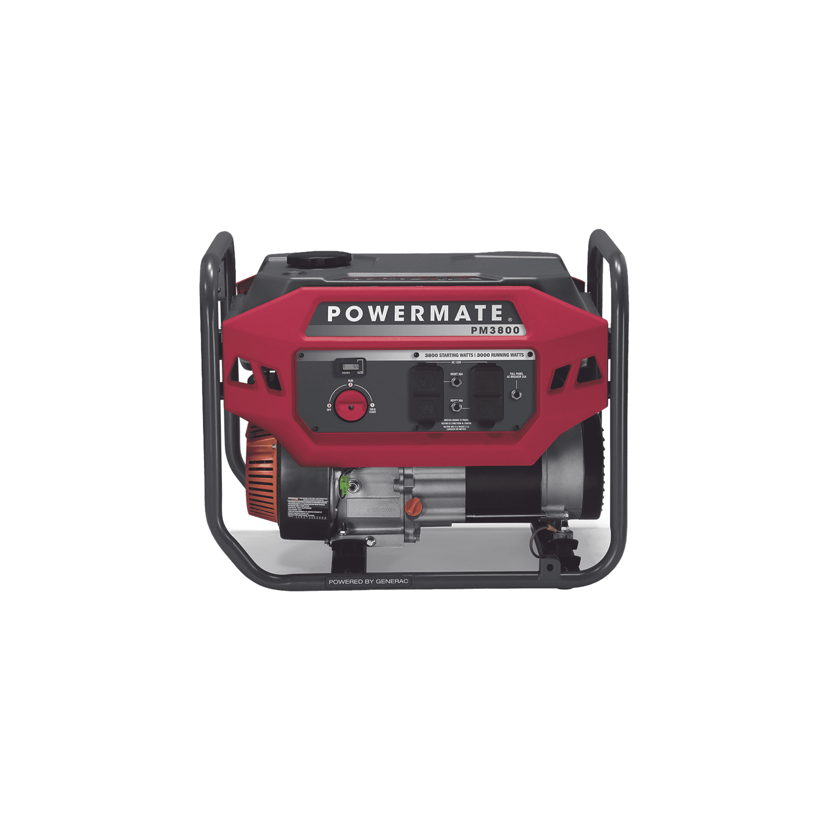 Generador Inversor Portátil a Gasolina, 3 kW, Arranque Manual PM3800 - POWERMATE