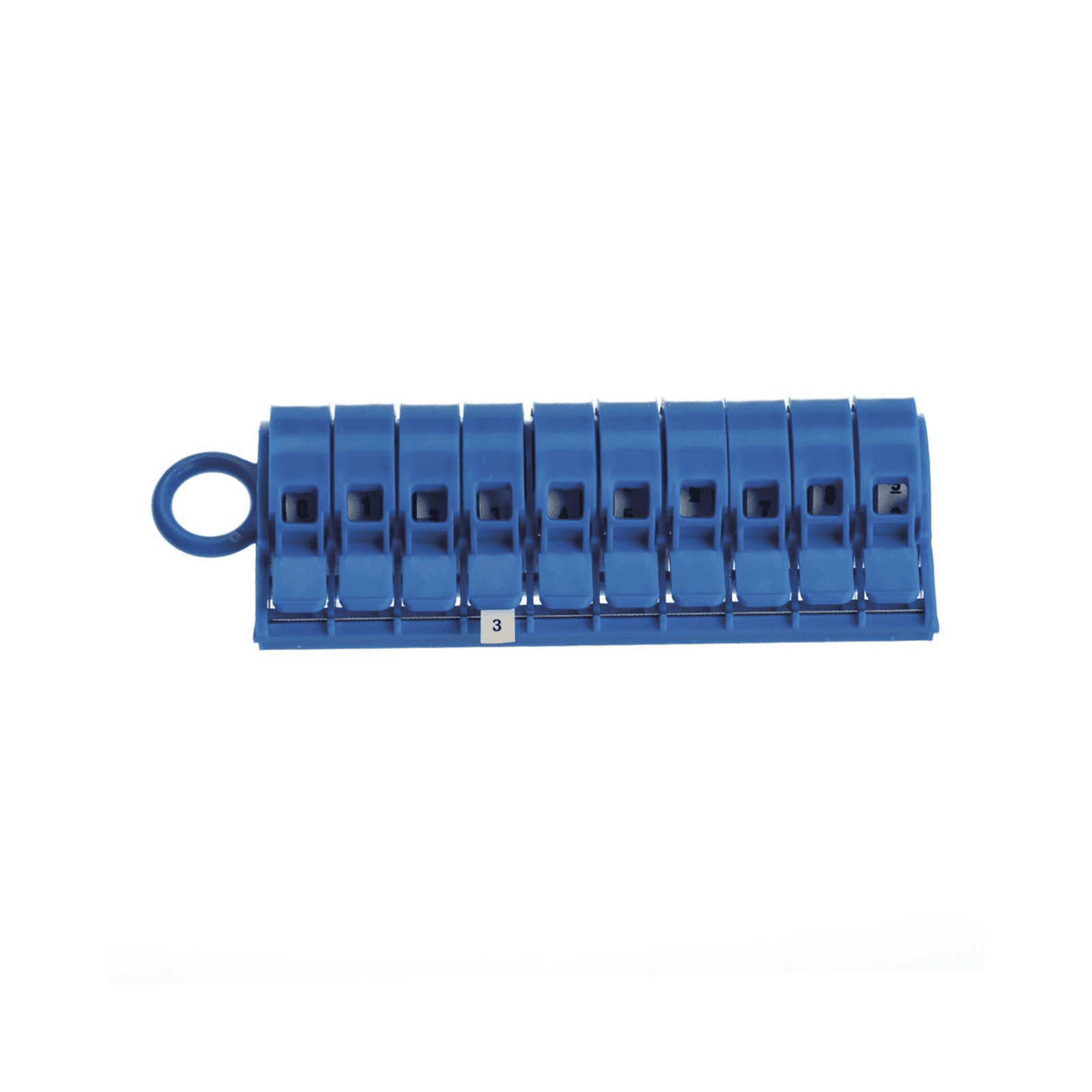 Dispensador de Etiquetas Marcadoras, Con rollos Pre-Impresos con Números 0-9, de 2.4 metros, Color Blanco PMD-0-9 - PANDUIT