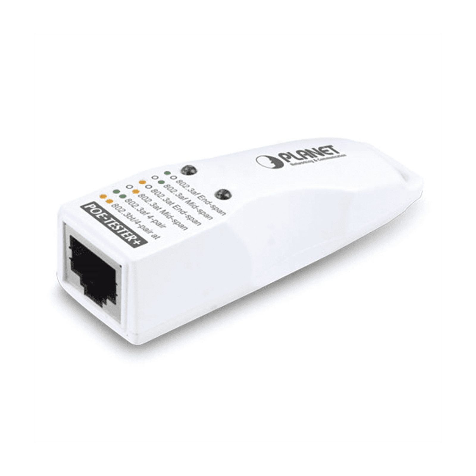 Probador Power Over Ethernet Compacto para Estandares IEEE 802.3af/at/bt POE-TESTER+ - PLANET