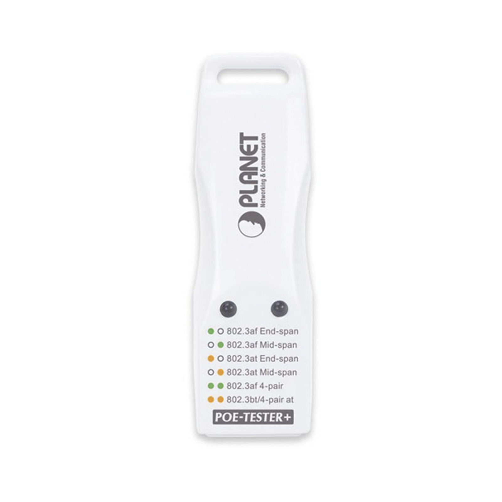 Probador Power Over Ethernet Compacto para Estandares IEEE 802.3af/at/bt POE-TESTER+ - PLANET