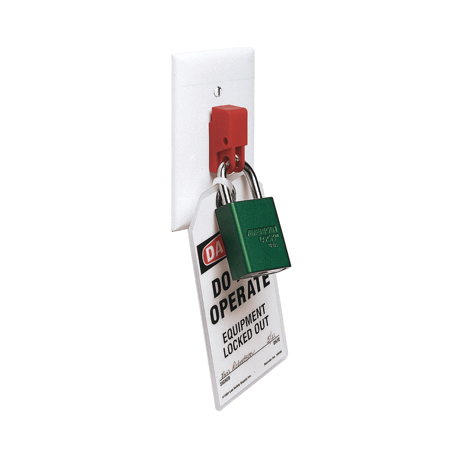 Dispositivo de Bloqueo LOTO para Interruptores Eléctricos de Palanca, de 15.2 x 22.3 mm, Color Rojo PSL-WS - PANDUIT