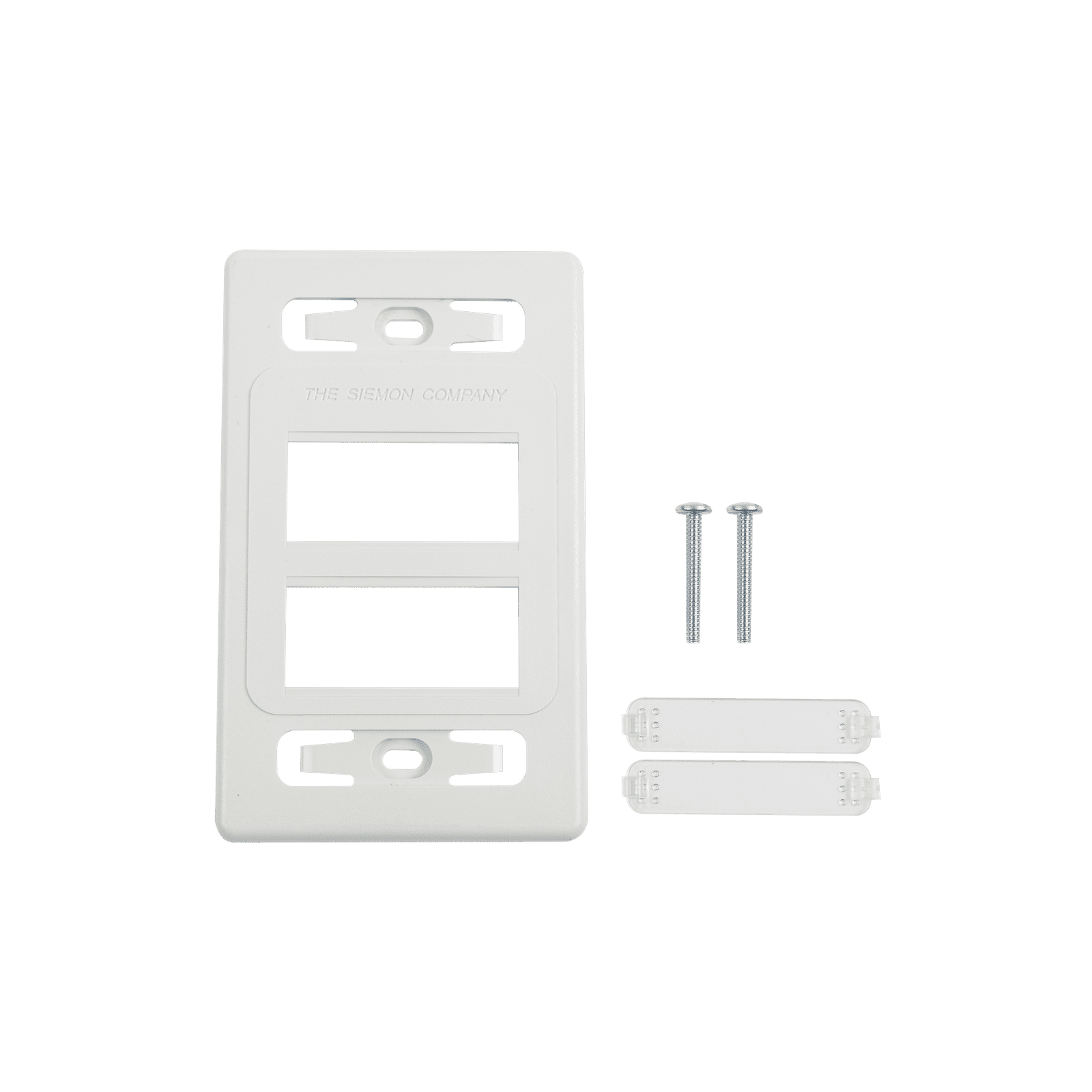 Placa de pared modular MAX, de 6 salidas, color blanco, versión bulk (Sin Empaque Individual) MX-FP-S-06-02B - SIEMON