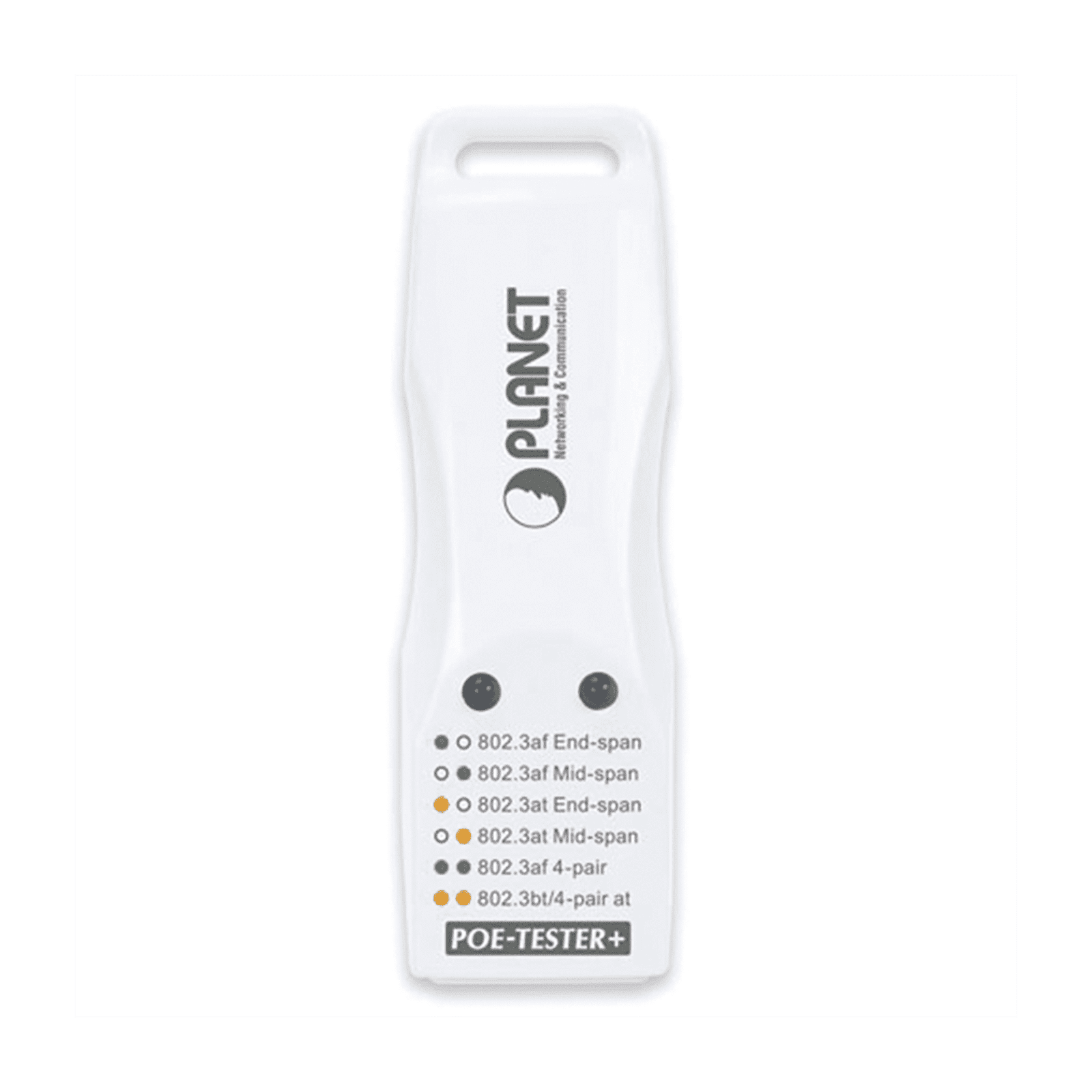 Probador Power Over Ethernet Compacto para Estandares IEEE 802.3af/at/bt POE-TESTER+ - PLANET