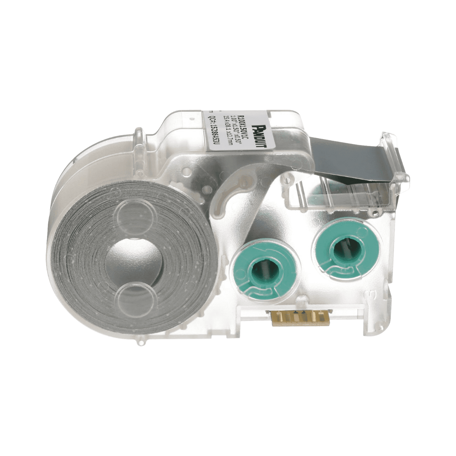 Casete de 100 Etiquetas Autolaminadas Turn-Tell, Con Rotación para Mejor Visibilidad, para Cables de Redes de Cobre o Fibra Óptica, de 5.5 a 7.1 mm de Diámetro R100X150V1C - PANDUIT