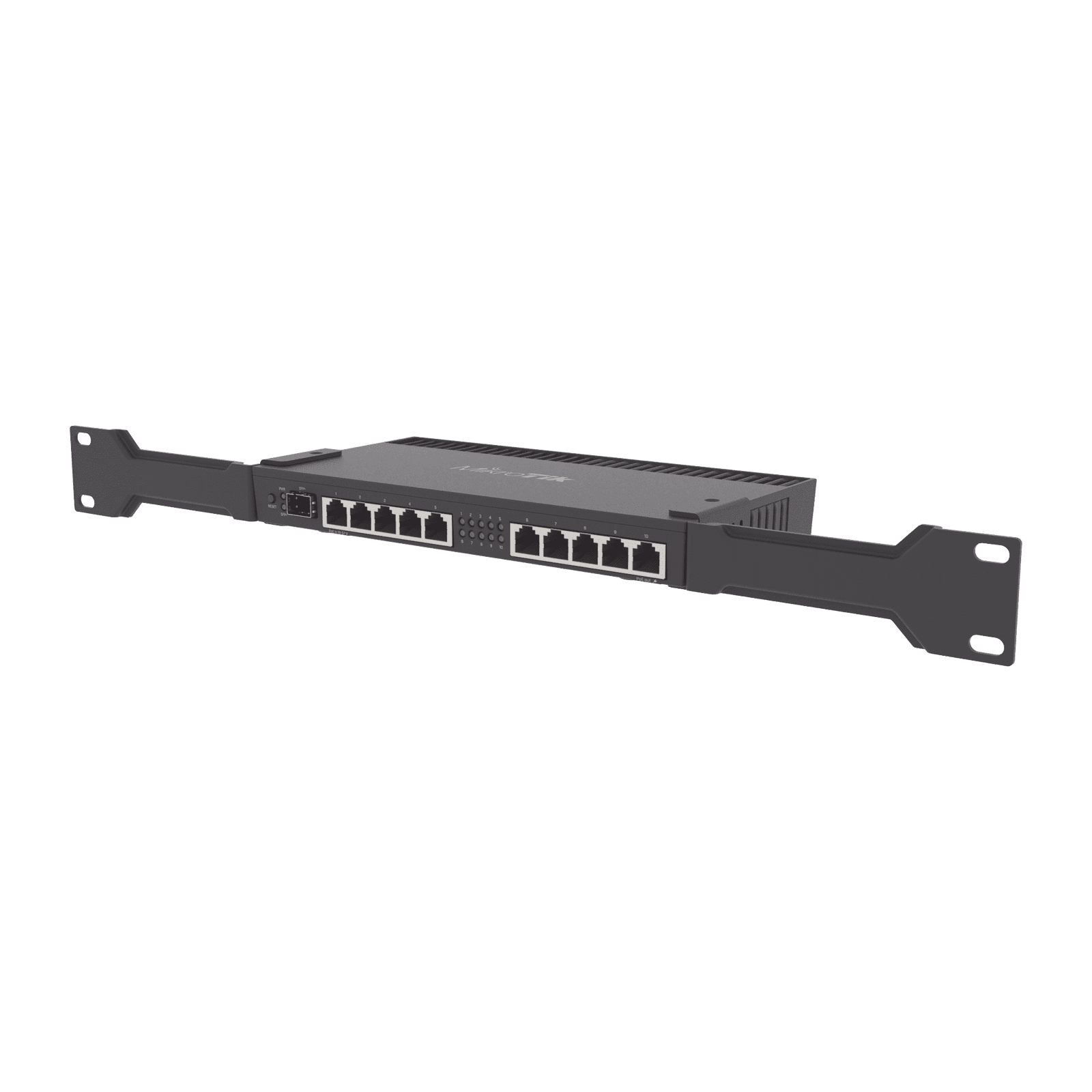(RB4011iGS+RM) RouterBoard, CPU 4 Núcleos, 10 Puertos Gigabit Ethernet, 1 puerto SFP+ RB4011IGS+RM 196765 - MIKROTIK