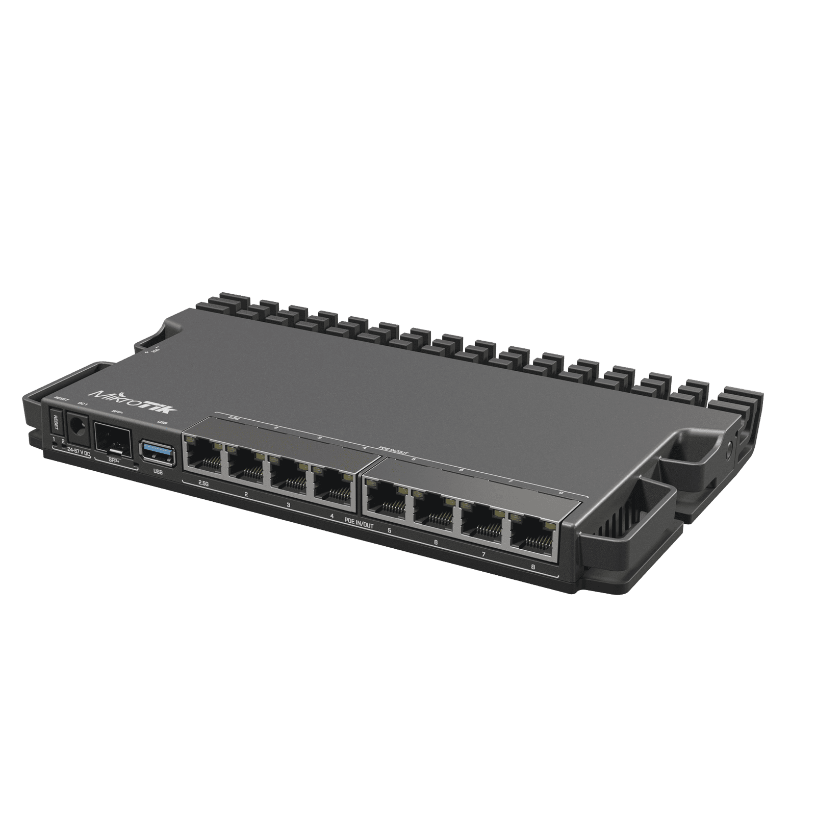 RB5009UPr+S+IN 8 puertos PoE in/out, 1 SFP+, Solo RouterOS v7 RB5009UPR+S+IN 210800 - MIKROTIK