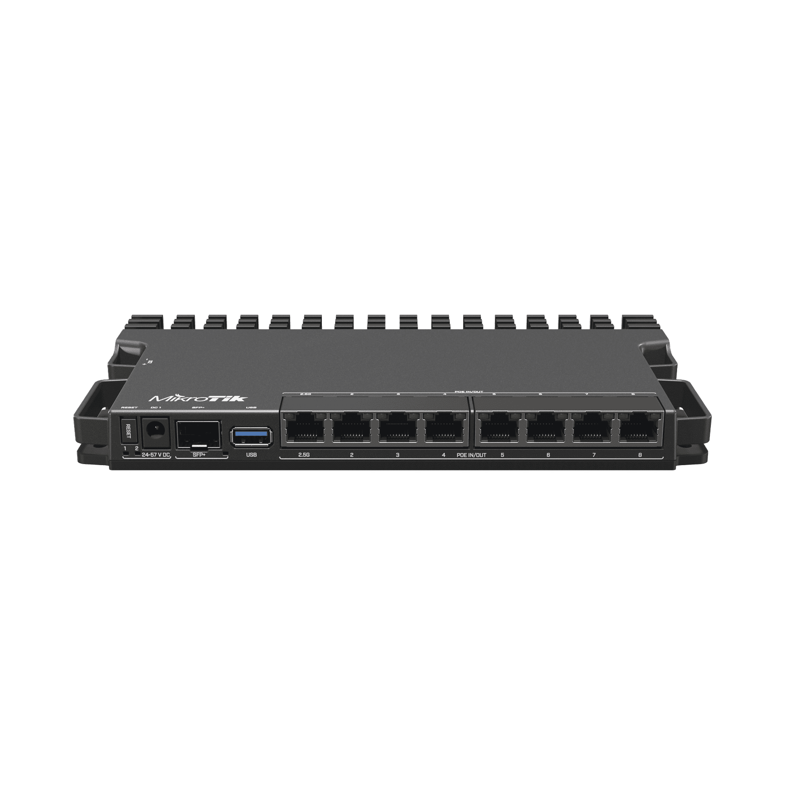 RB5009UPr+S+IN 8 puertos PoE in/out, 1 SFP+, Solo RouterOS v7 RB5009UPR+S+IN 210800 - MIKROTIK