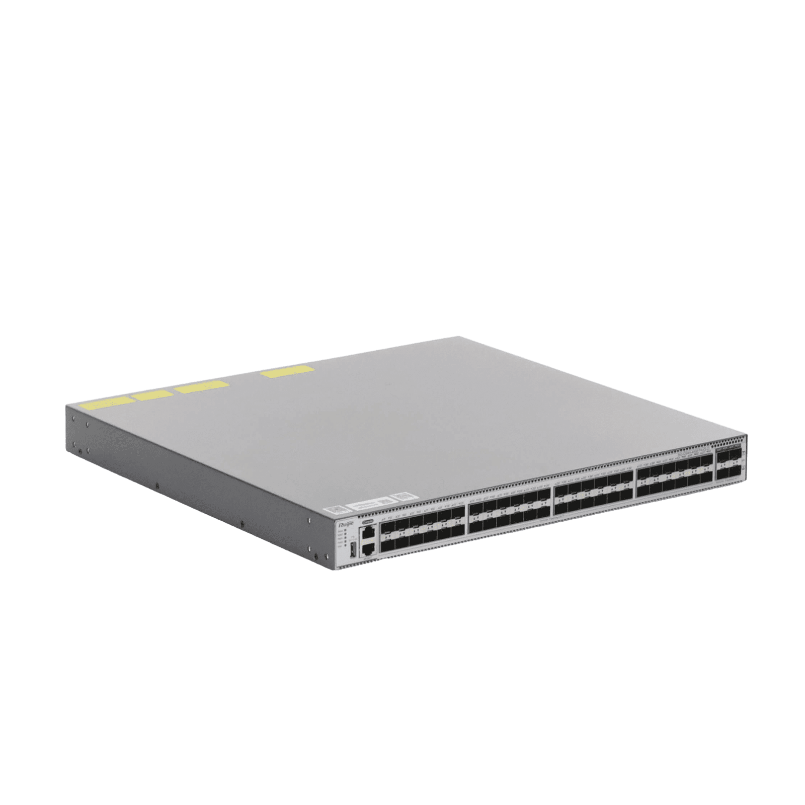 Switch Core Administrable Capa 3 con 8 puertos Gigabit, 24 SFP y 8 SFP+ Combo para fibra 10Gb, gestión gratuita desde la nube. RG-CS85-48SFP4XS-D 222438 - RUIJIE