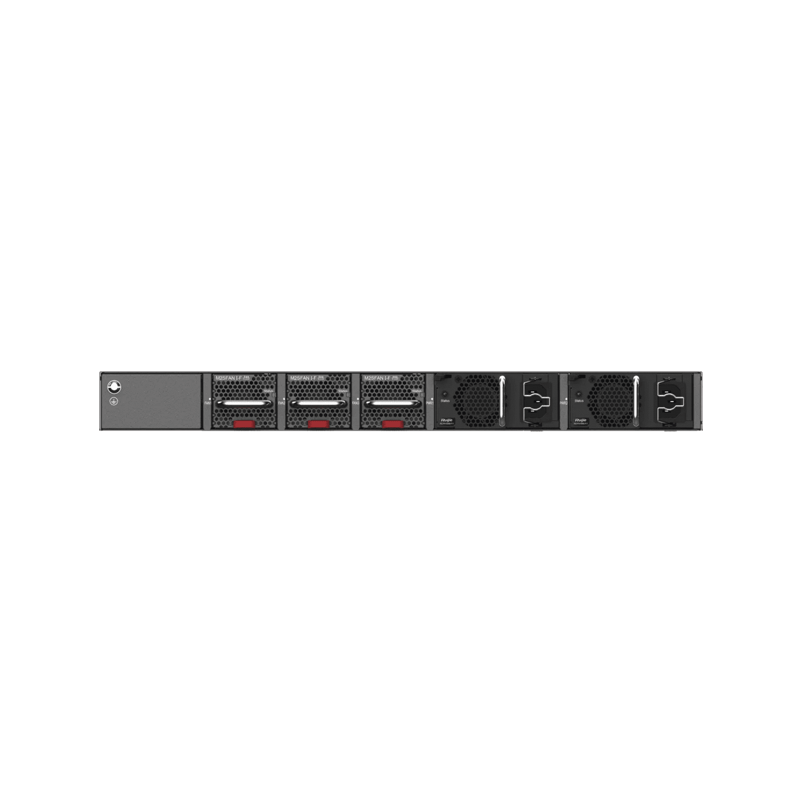 Switch Core PoE 1,650WCapa 3 Multi-Gigabit 24 puertos 10Gb/5Gb/2.5Gb/1Gb/100M, 4 puertos fibra SFP+ 10Gb y 4 puertos fibra SFP28 25Gb RG-CS86-24XMG4XS4VS-UPD 219642 - RUIJIE