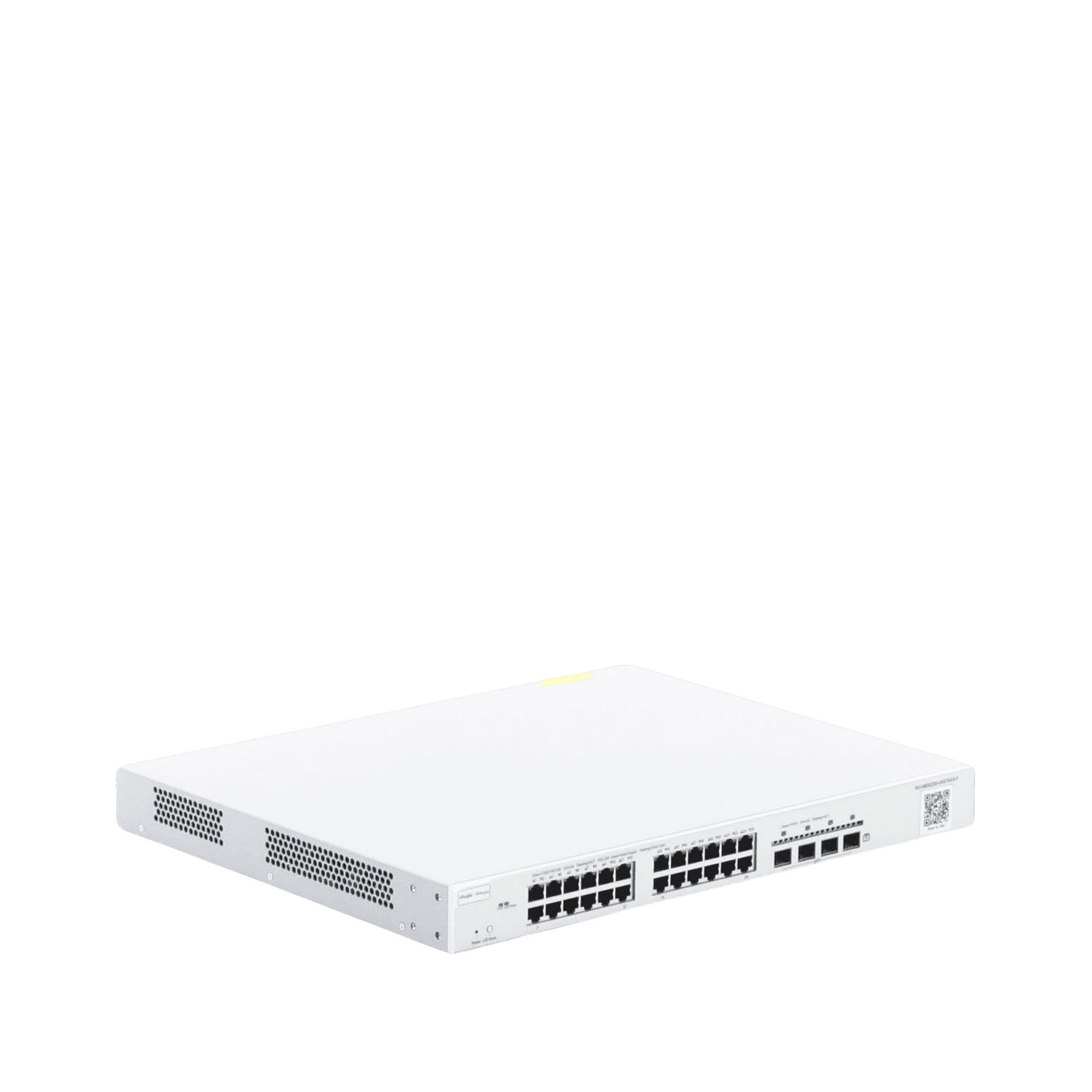 Switch Administrable Capa 3 con 24 puertos Gigabit PoE 802.3af/at + 4 SFP+ para fibra 10Gb, gestión gratuita desde la nube, 370w RG-NBS5200-24GT4XS-P 218681 - RUIJIE