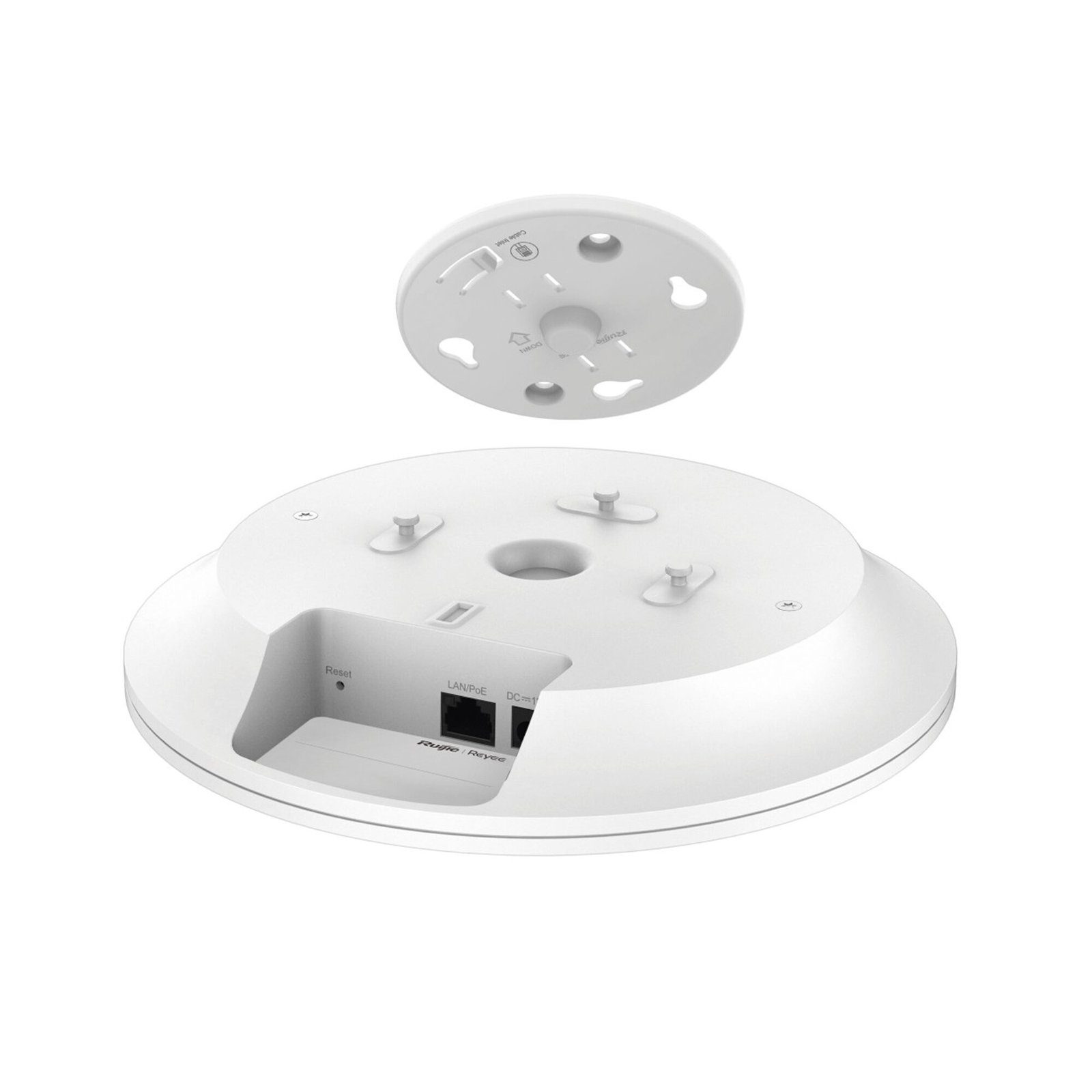 Punto de acceso Wi-Fi 6 para interior en techo hasta 1.7 Gbps doble banda 802.11ax MU-MIMO 2×2 RG-RAP2266 218879 - RUIJIE