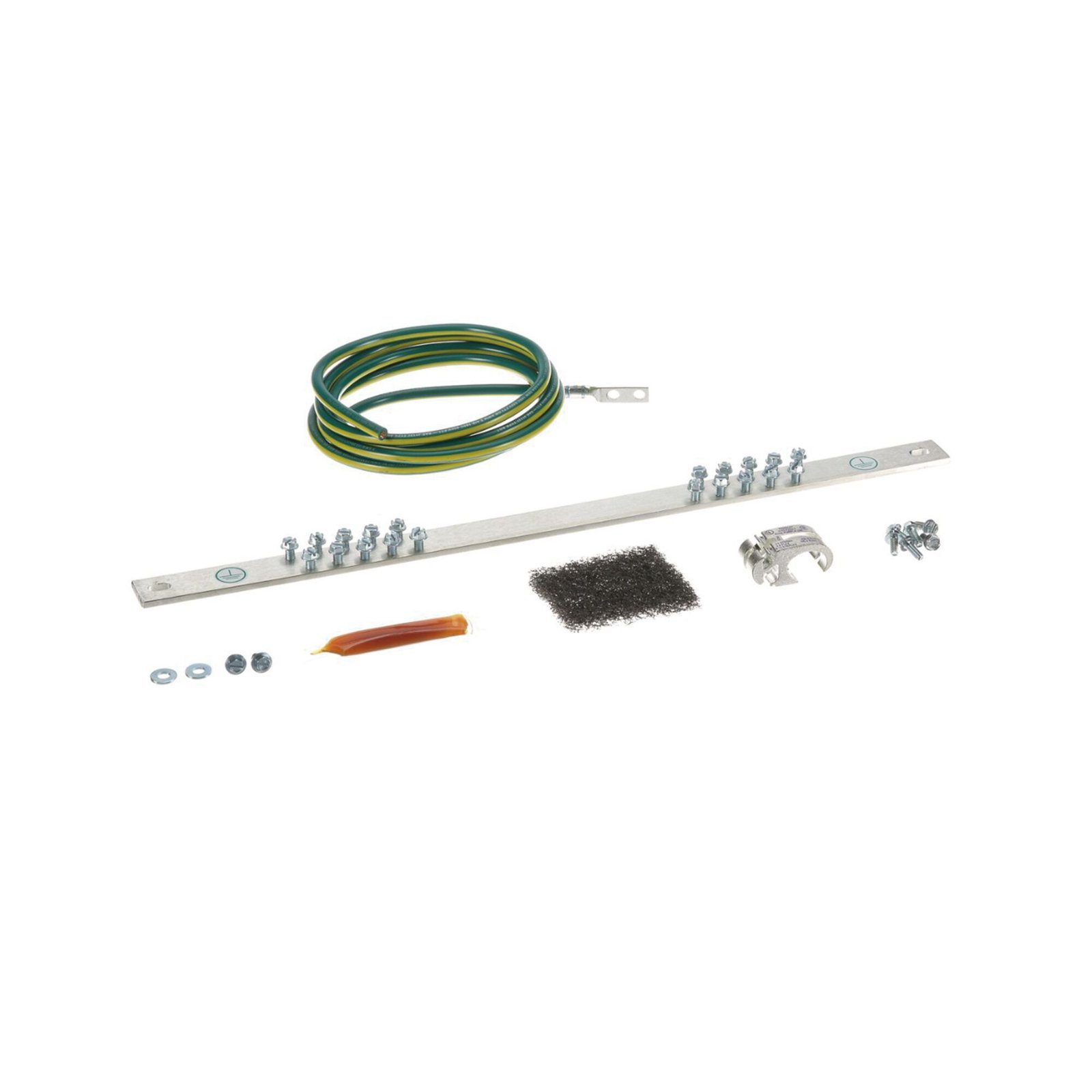 Kit de Puesta a Tierra con Jumper 6 AWG RGREJ696Y y Barra de Conexiones de 20 Orificios RGRB19U, para Rack de 19in RGRKCBNJY - PANDUIT