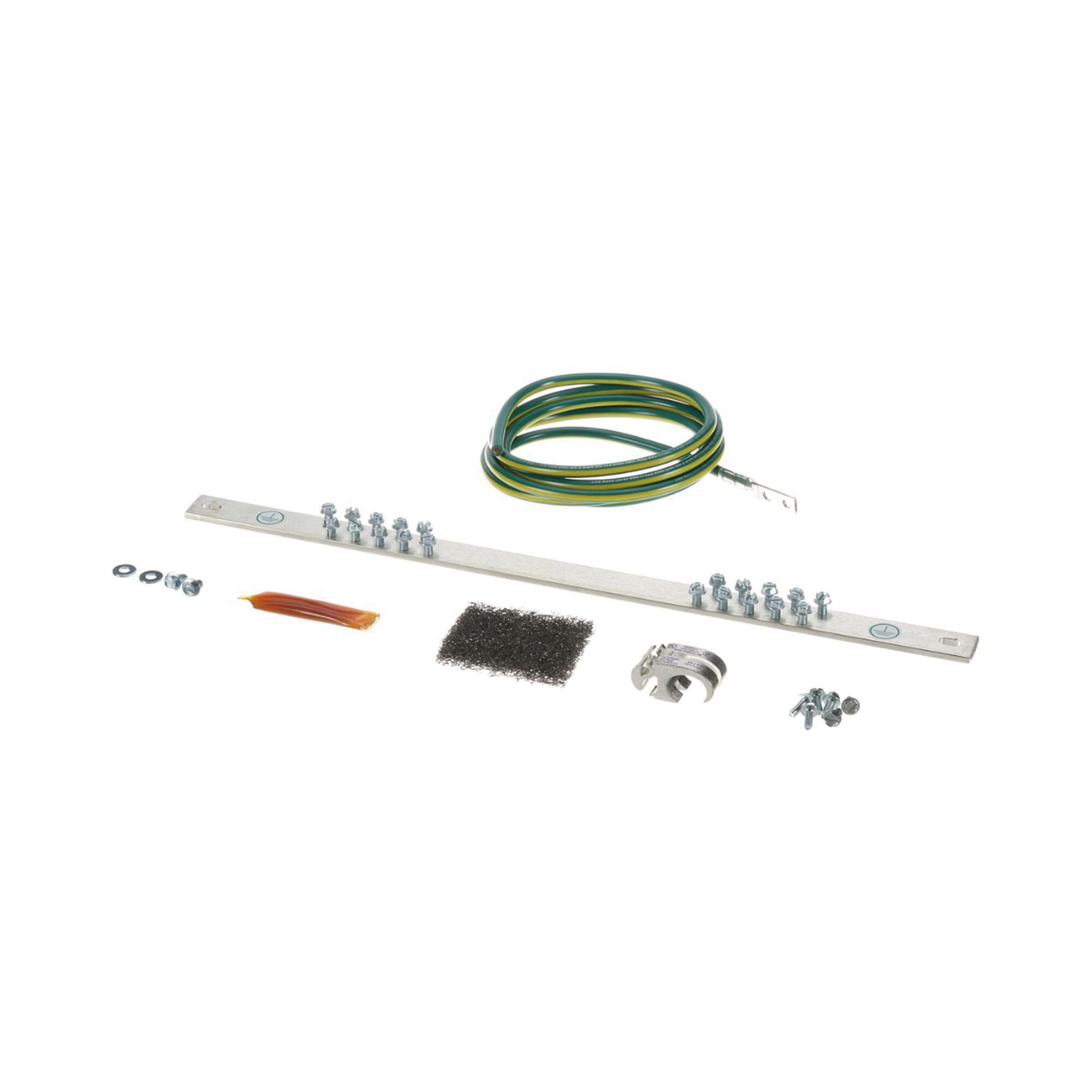 Kit de Puesta a Tierra con Jumper 6 AWG RGREJ696Y y Barra de Conexiones de 20 Orificios RGRB19U, para Rack de 19in RGRKCBNJY - PANDUIT