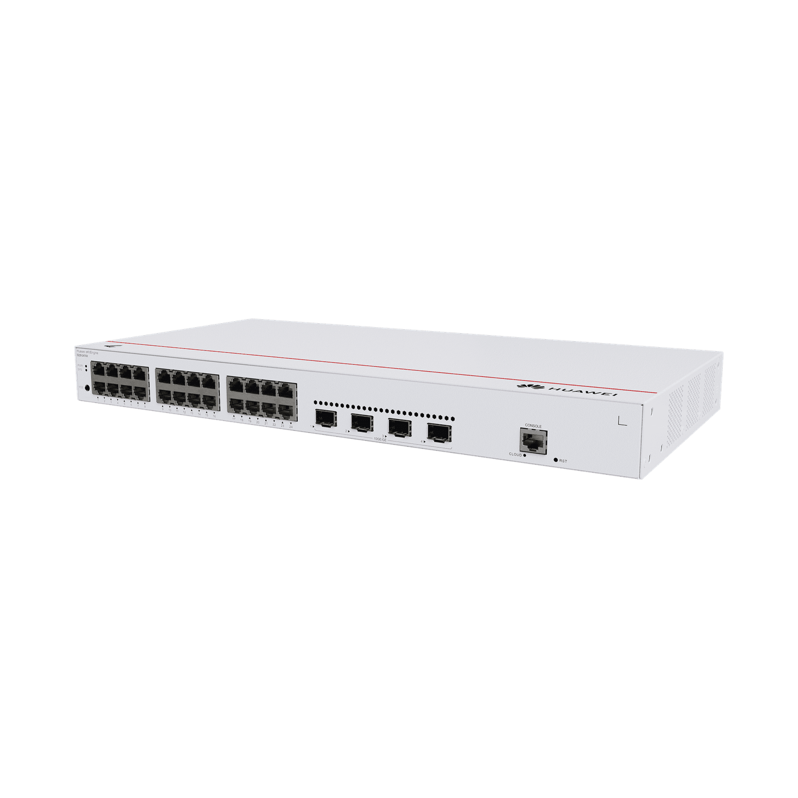 HUAWEI eKit – Switch Gigabit Administrable Capa 2 / 24 puertos 10/100/1000 Mbps / 4 Puertos SFP+ Uplink / Administración Nube Gratis S220-24T4X 223798 - HUAWEI