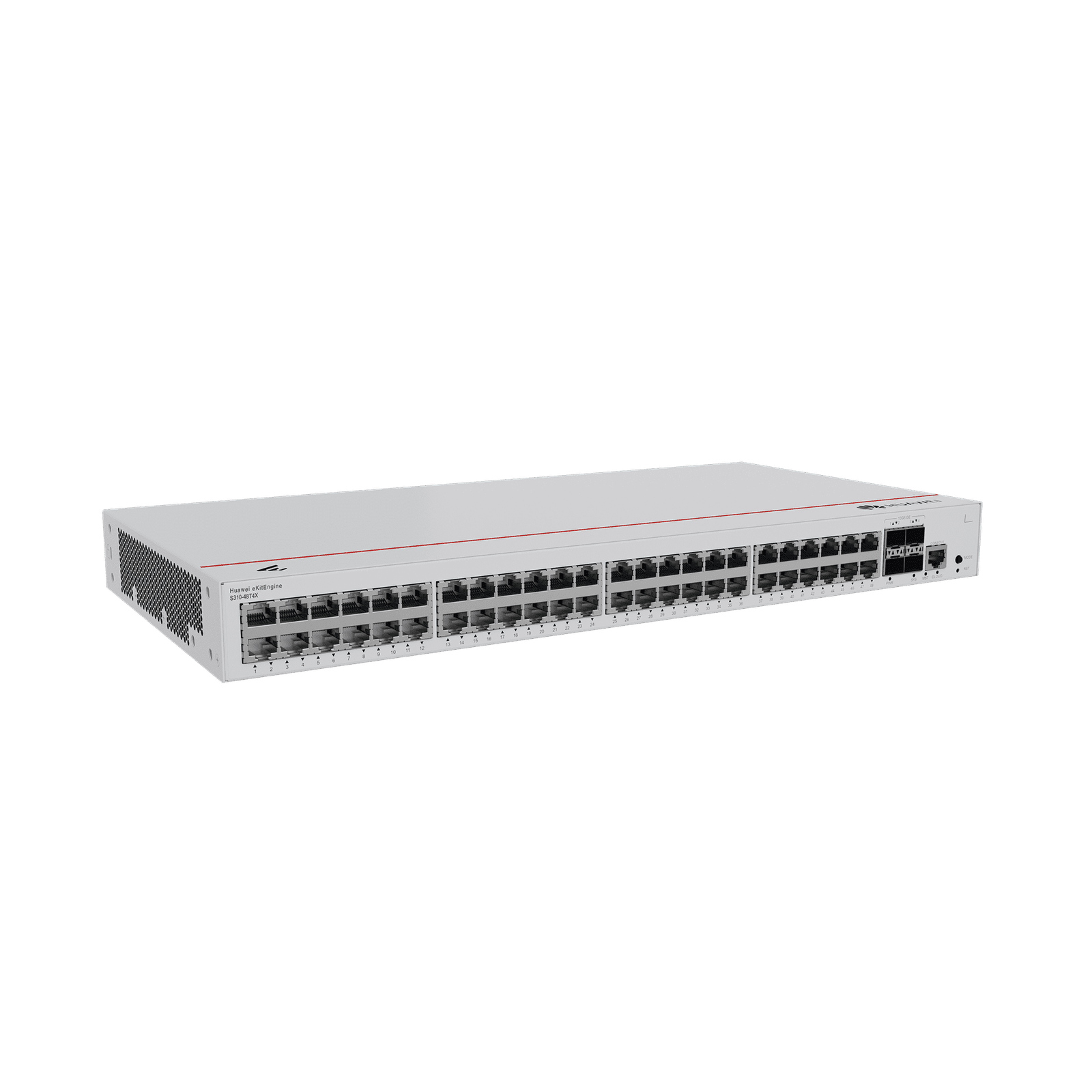 HUAWEI eKit – Switch Gigabit Administrable Capa 3 / 48 puertos 10/100/1000 Mbps / 4 Puertos SFP+ Uplink / iStack / Administración Nube Gratis S310-48T4X 223804 - HUAWEI
