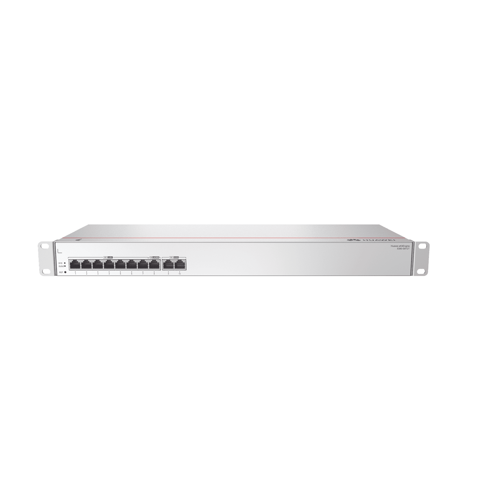 Router Multi-Servicio / 1 puerto 10/100/1000 Mbps + 1 puerto SFP (WAN) / 1 puerto 10/100/1000 Mbps(WAN/LAN) / 7 puertos 10/100/1000 Mbps(LAN) / Rendimiento 2 Gbps / Controla hasta 64 APs / Hasta 500 Clientes / Administración Nube Grat S380-H8T3ST 223818 - HUAWEI