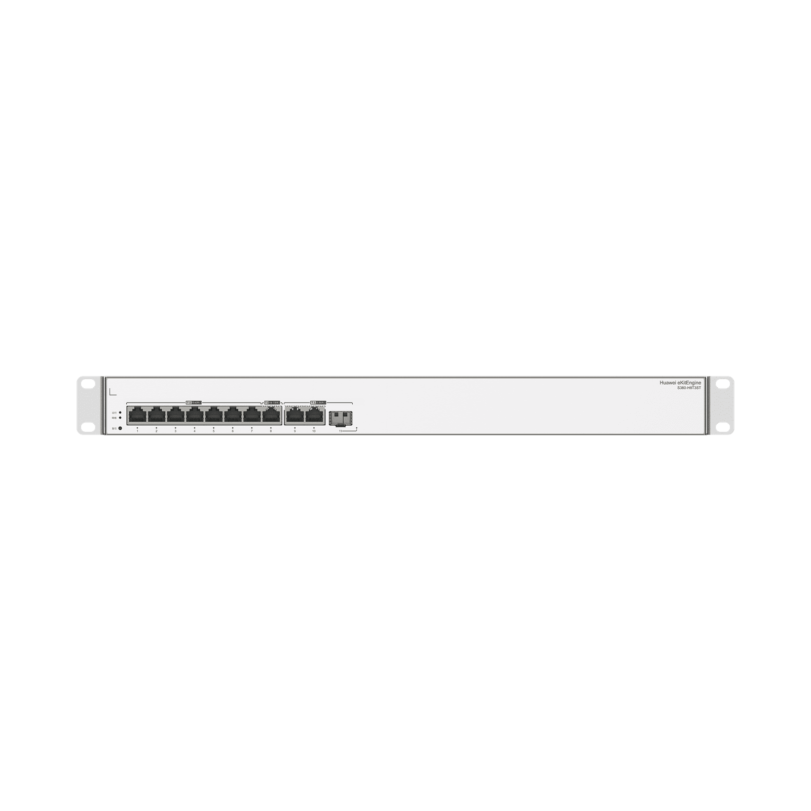 Router Multi-Servicio / 1 puerto 10/100/1000 Mbps(WAN) / 1 puerto 10/100/1000 Mbps(WAN/LAN) / 7 puertos 10/100/1000 Mbps(LAN) / Rendimiento 2 Gbps / Controla hasta 64 APs / Hasta 300 Clientes / Administración Nube Gratis S380-S8T2T 223816 - HUAWEI