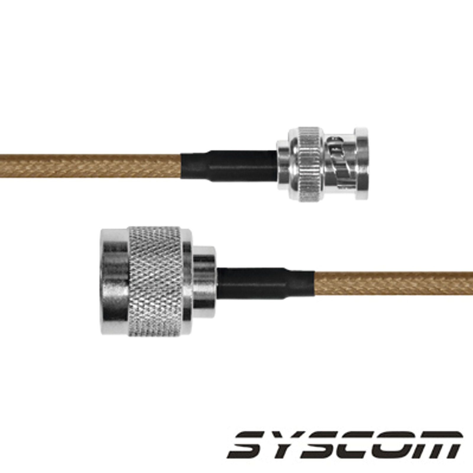 Jumper con Cable LP142 de 60 cm, con Conectores BNC Macho a N Macho. SBNC142KN60 - EPCOM INDUSTRIAL