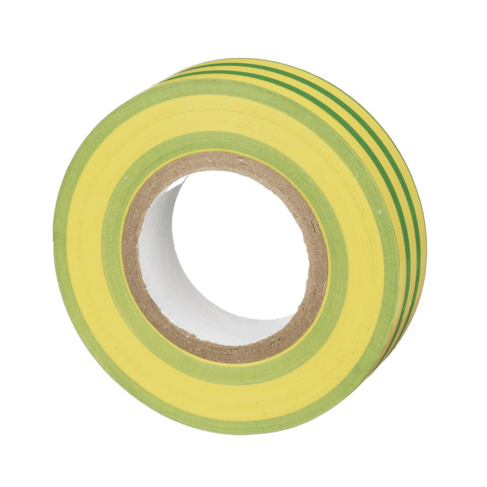 Cinta Eléctrica STRONGHOLD para Aislar, de PVC, Uso Construcción General en Tierras Físicas, Grosor de 0.13 mm (5 mil), Ancho de 19.05 mm, y 20.12 m de Largo, Color Amarillo/Verde. ST15-075-66-GRYL - PANDUIT