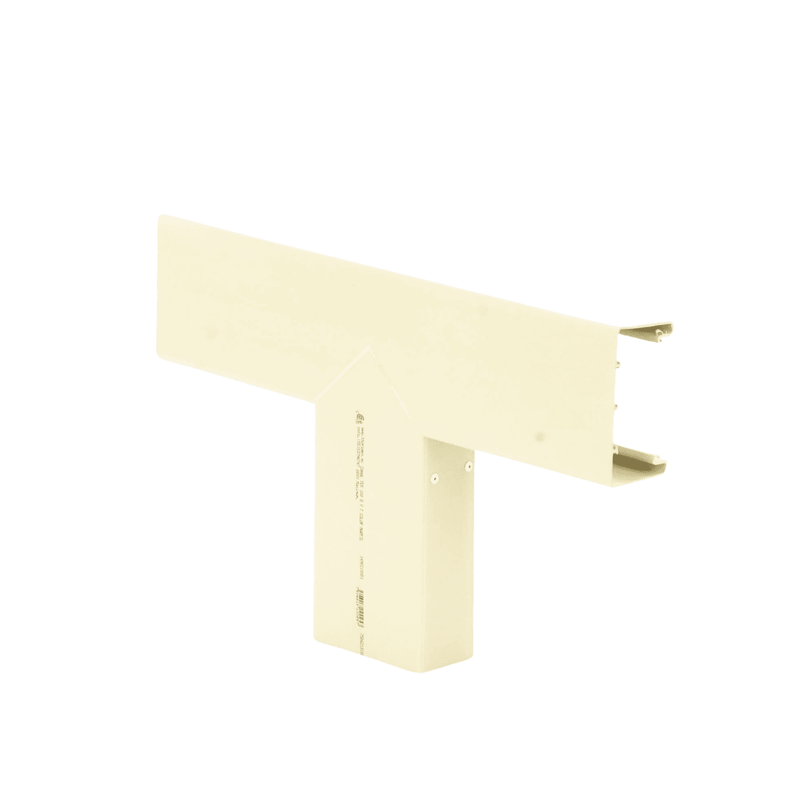 Sección en “T” color Marfil de PVC auto extinguible, para canaleta TEK-100-M (5576-17001) TEK-100-T-M - THORSMAN